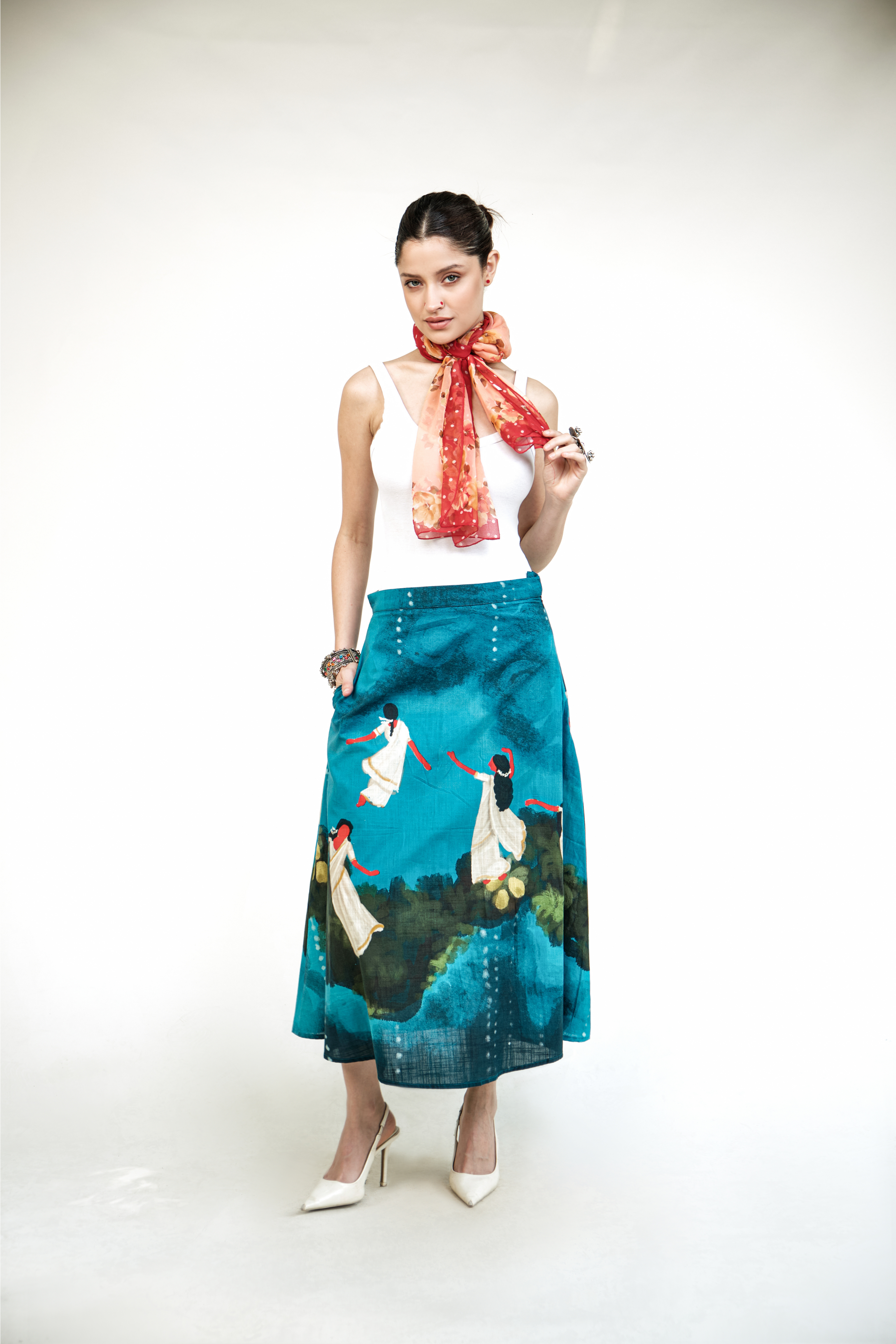 Lila blue skirt