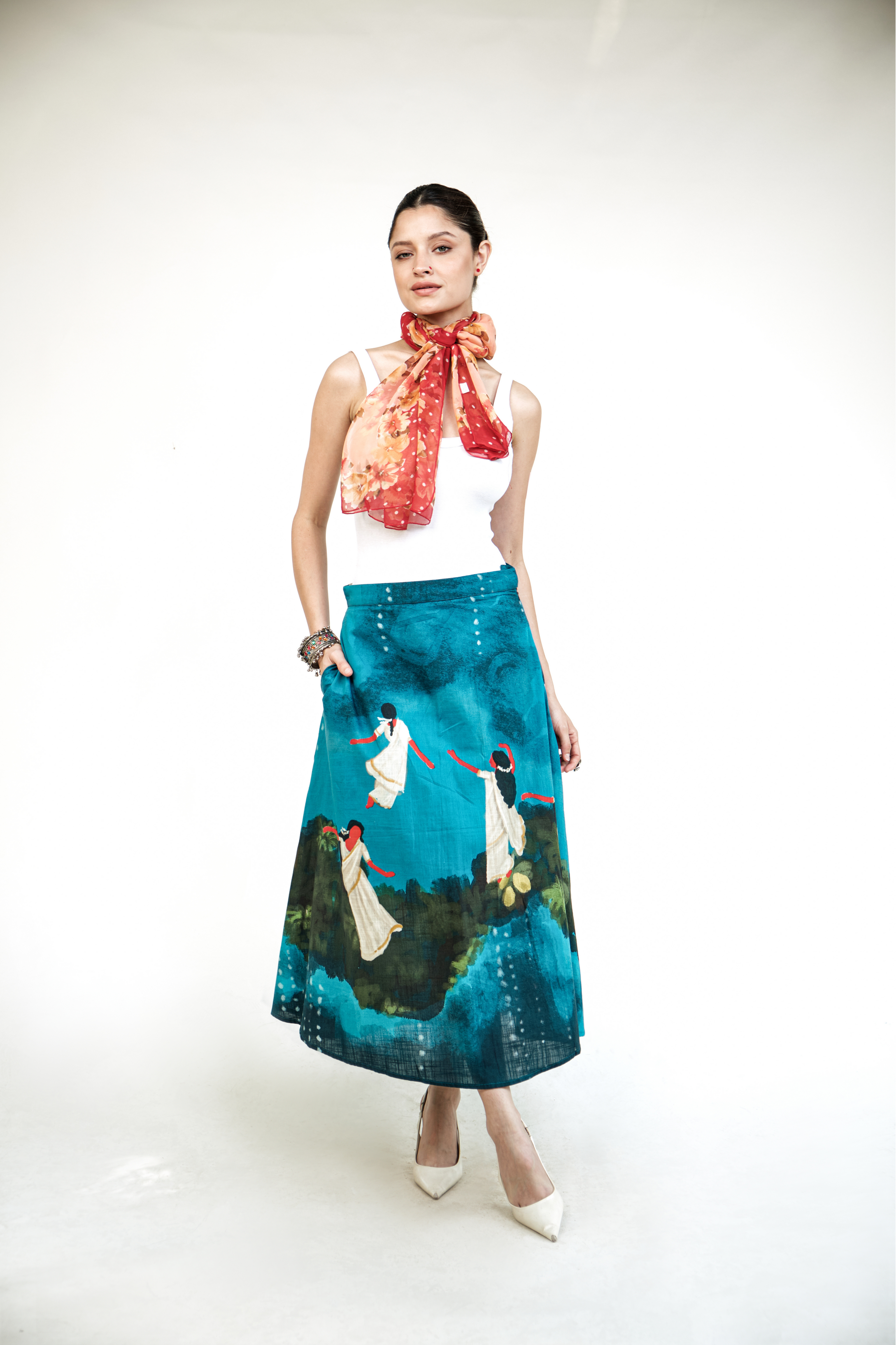 Lila blue skirt
