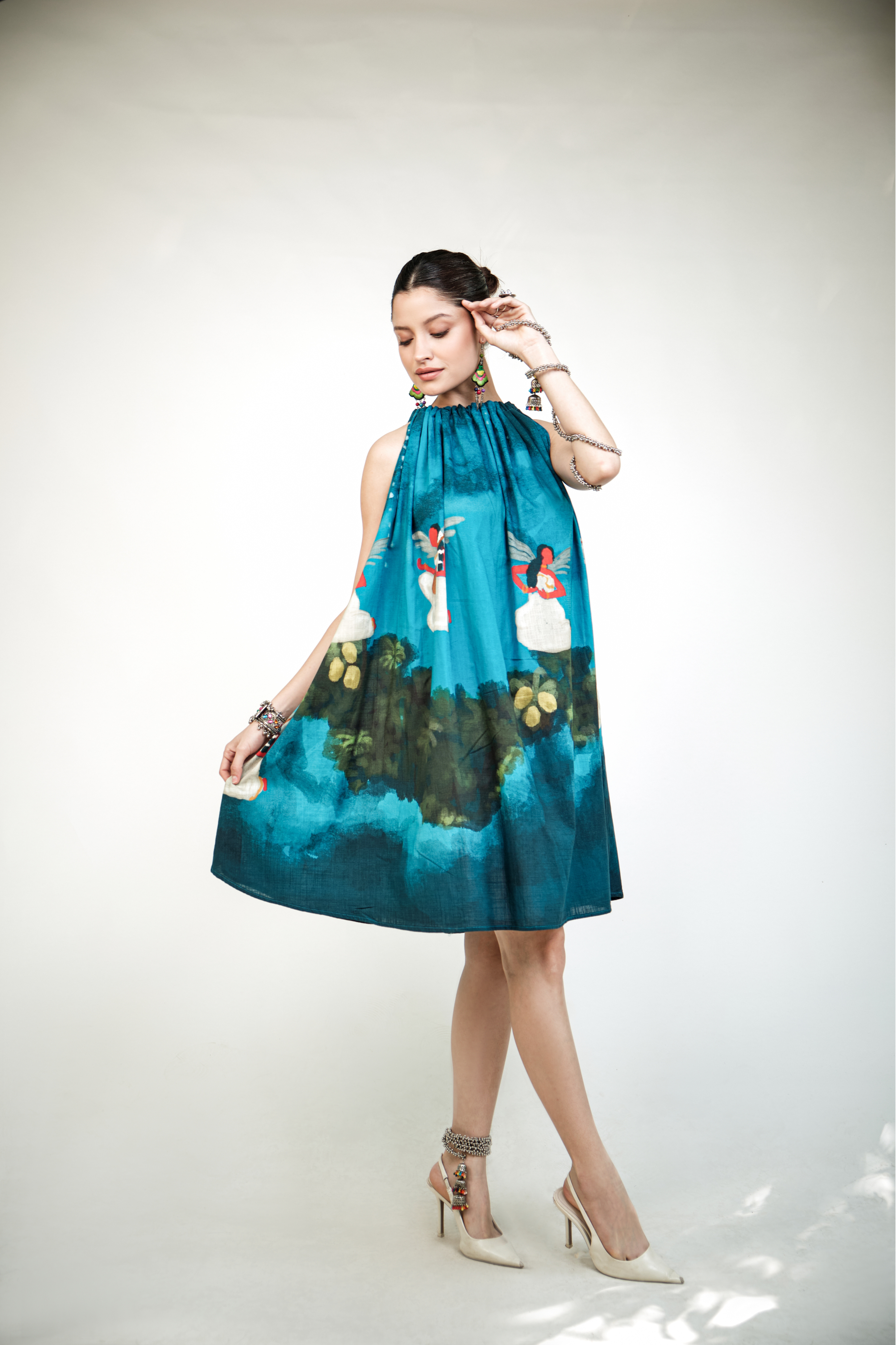 Kadhali halterneck - short