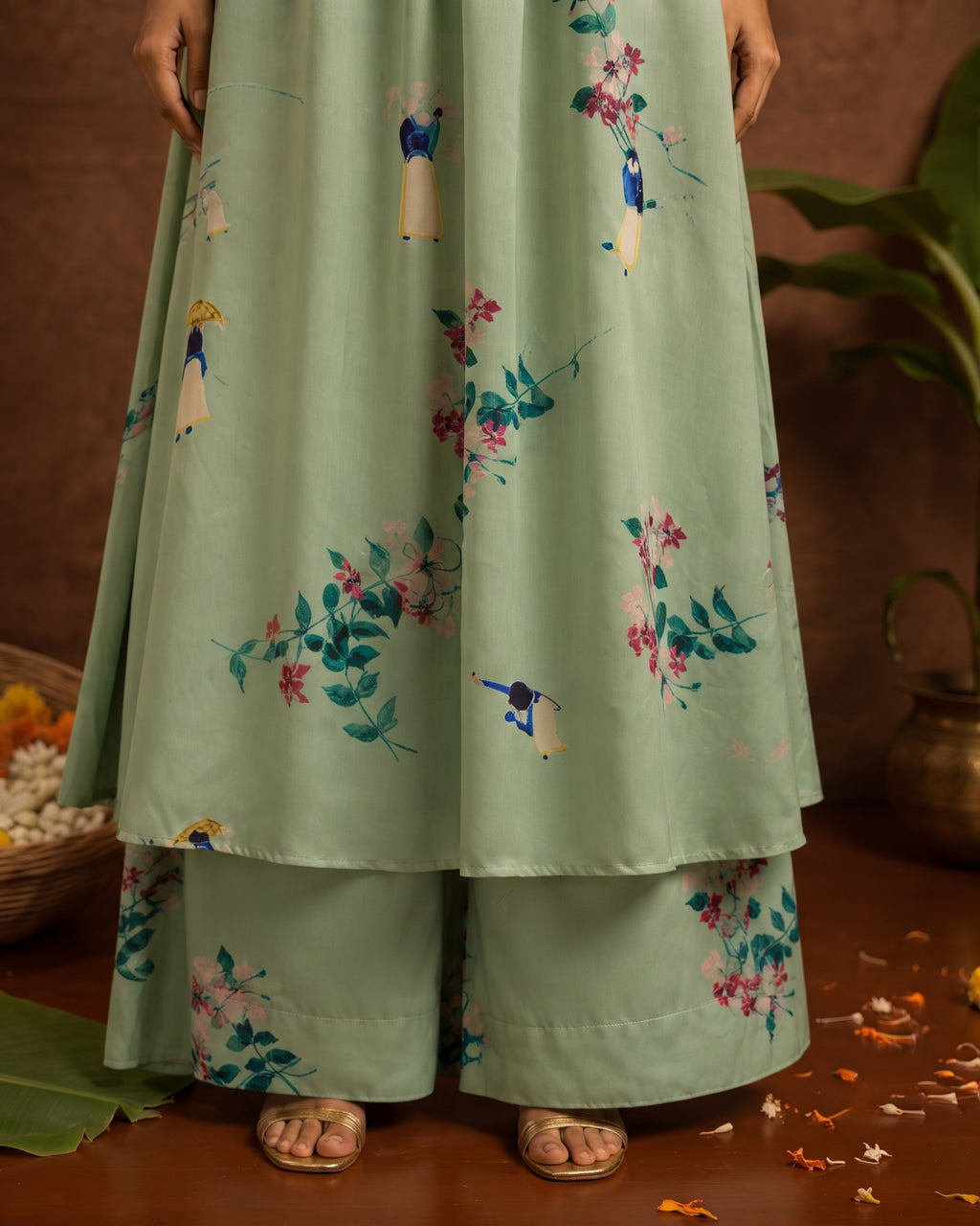 Poovili halter coord set