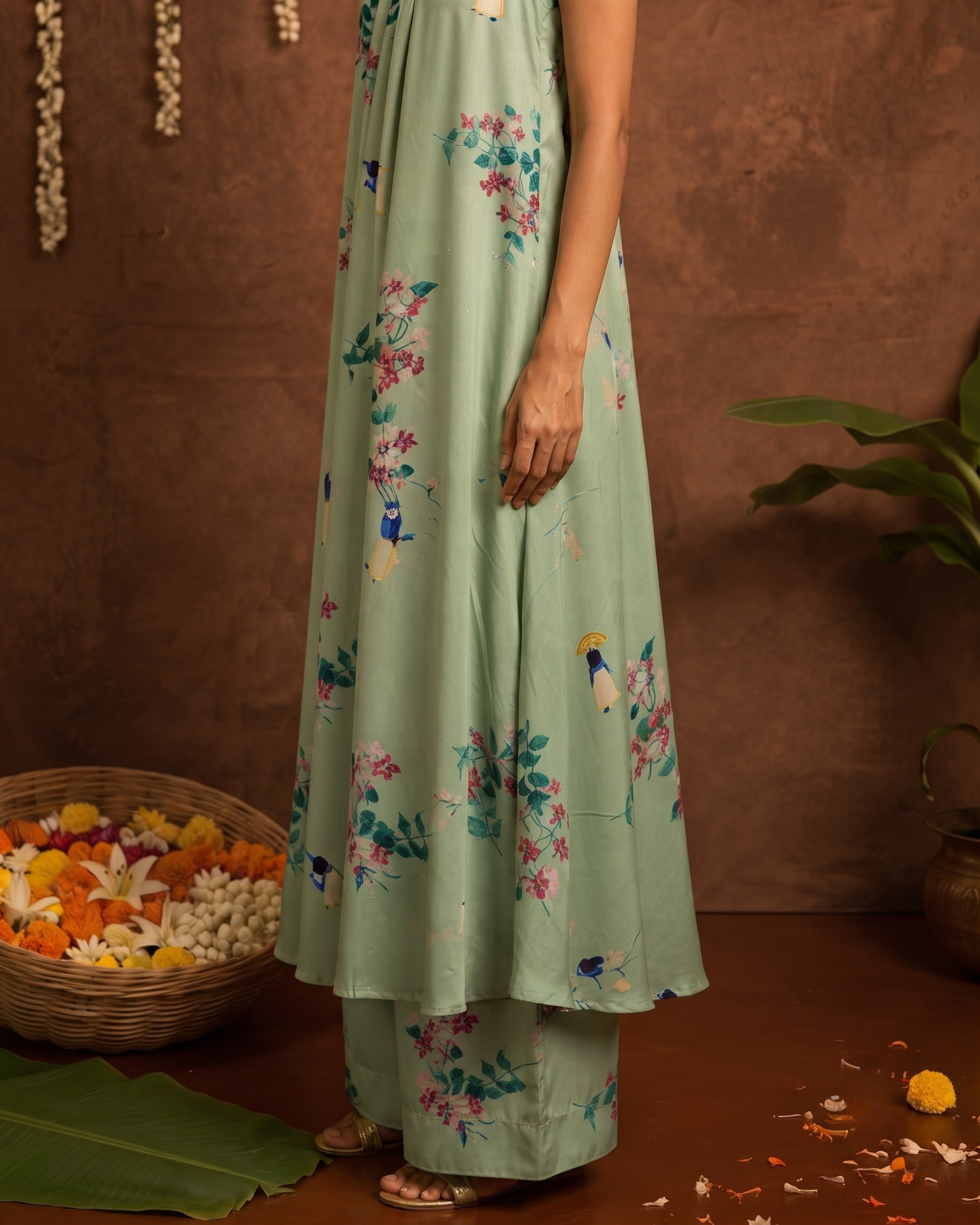 Poovili halter coord set
