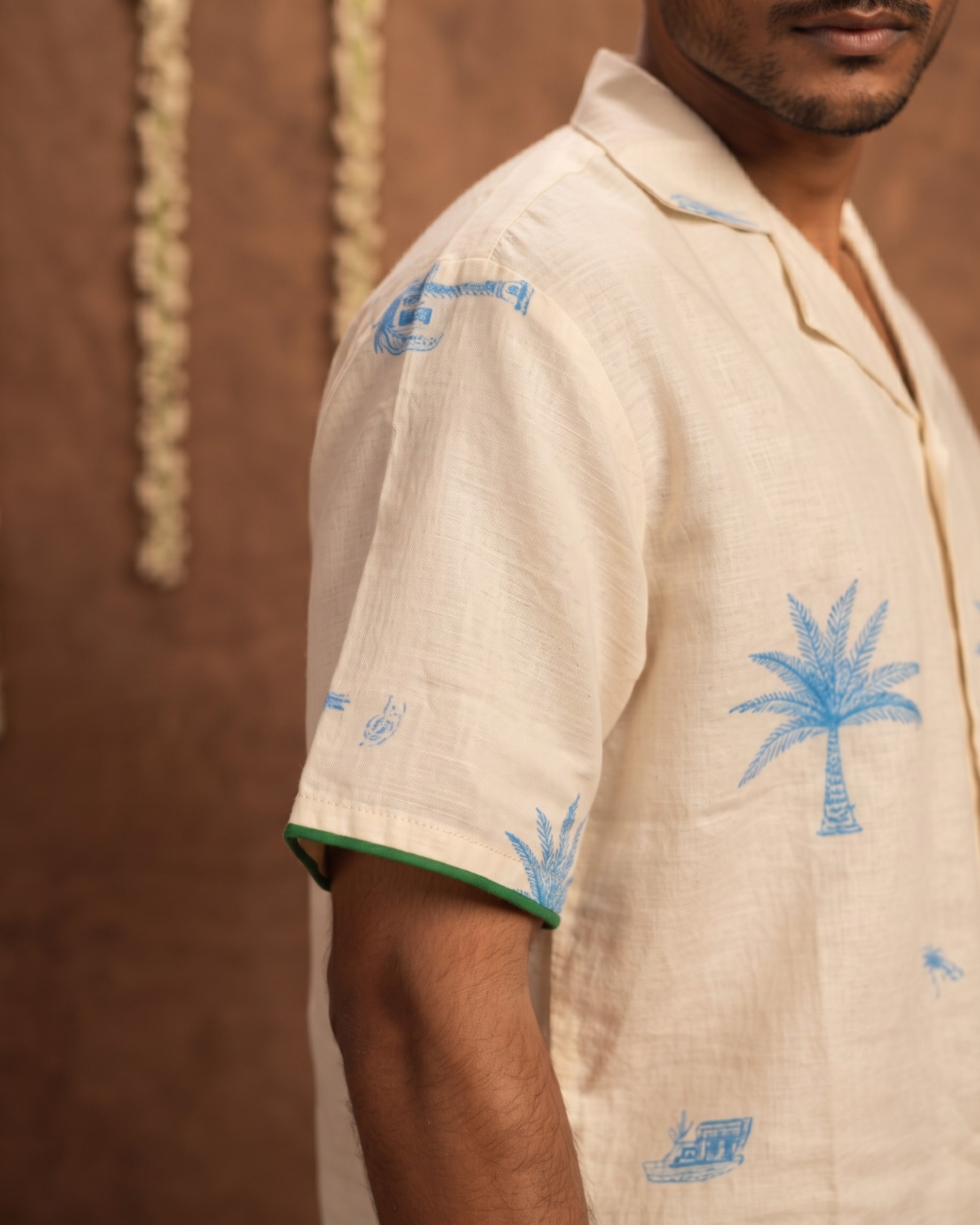 Onam Shirt & Mundu Set - White HS