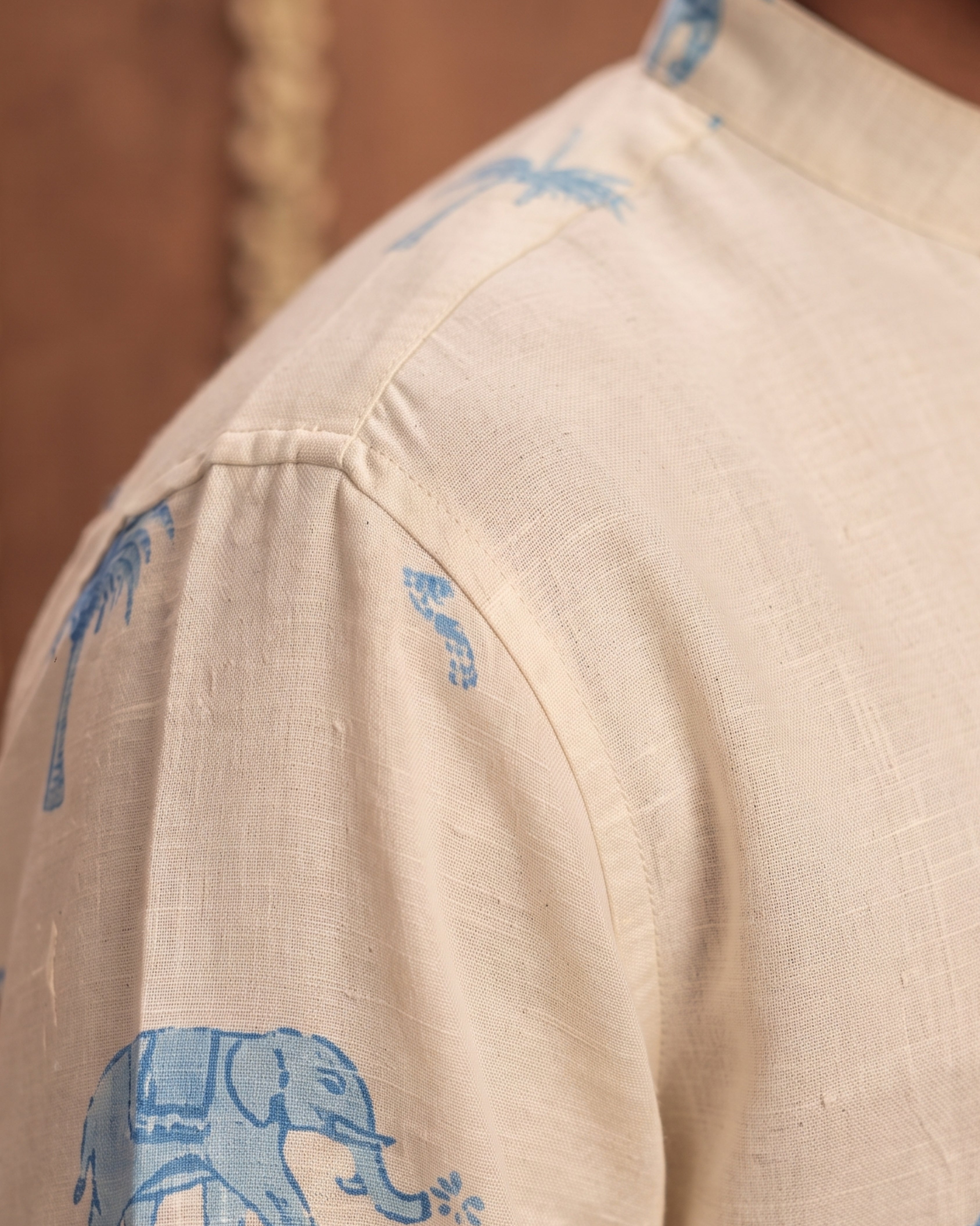 Onam Shirt & Mundu Set - White FS