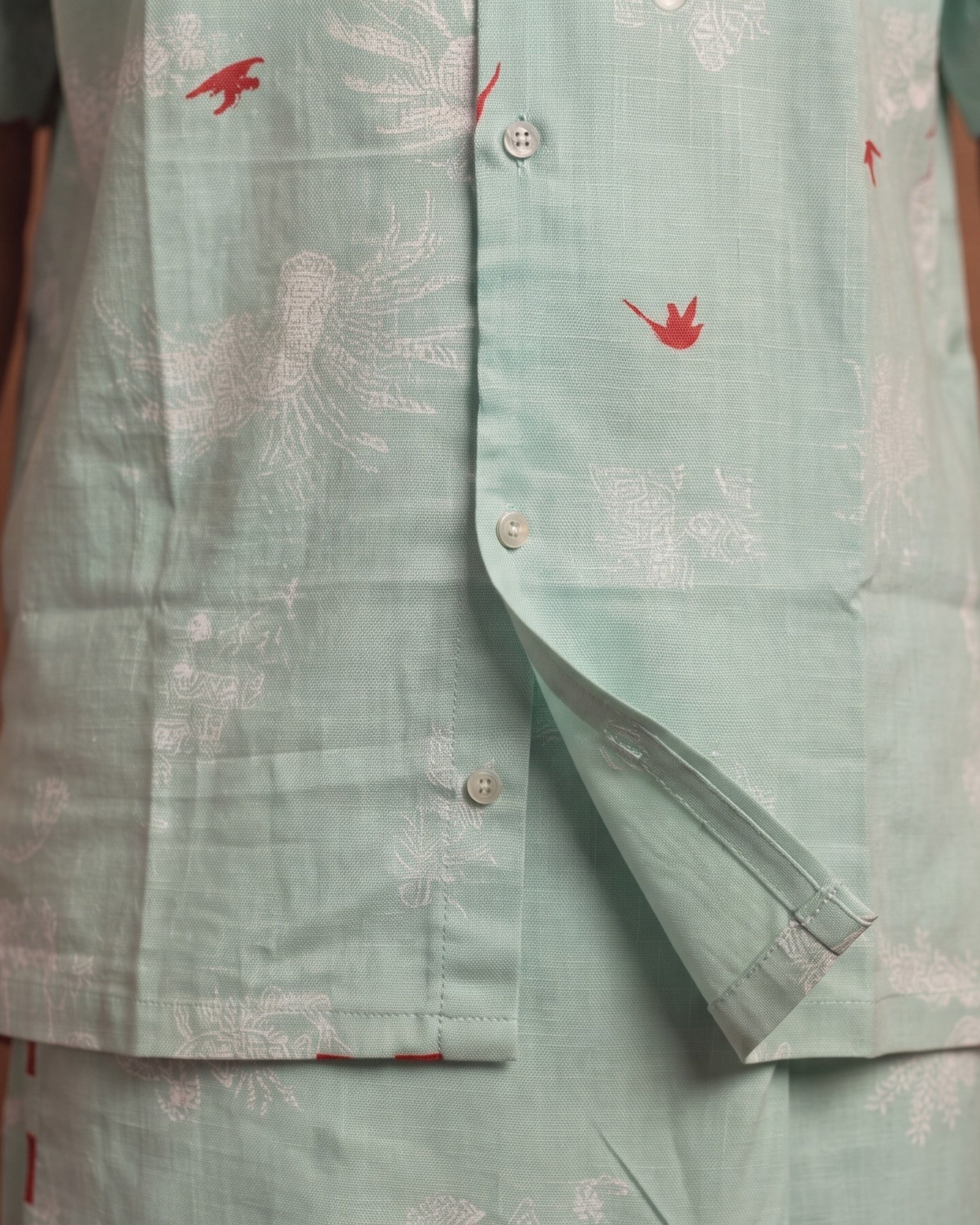 Onam Shirt & Mundu Set - Green HS