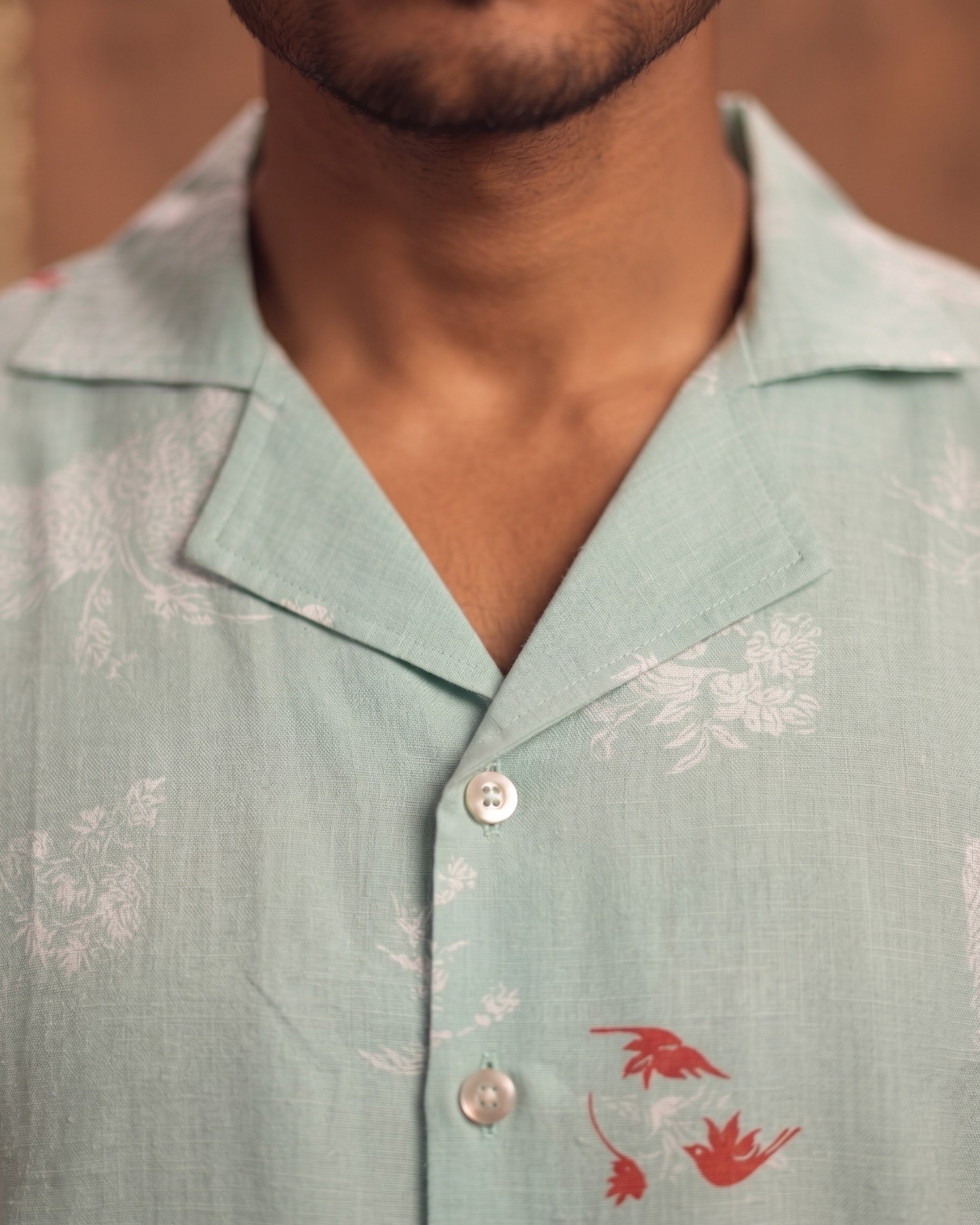 Onam Shirt & Mundu Set - Green FS