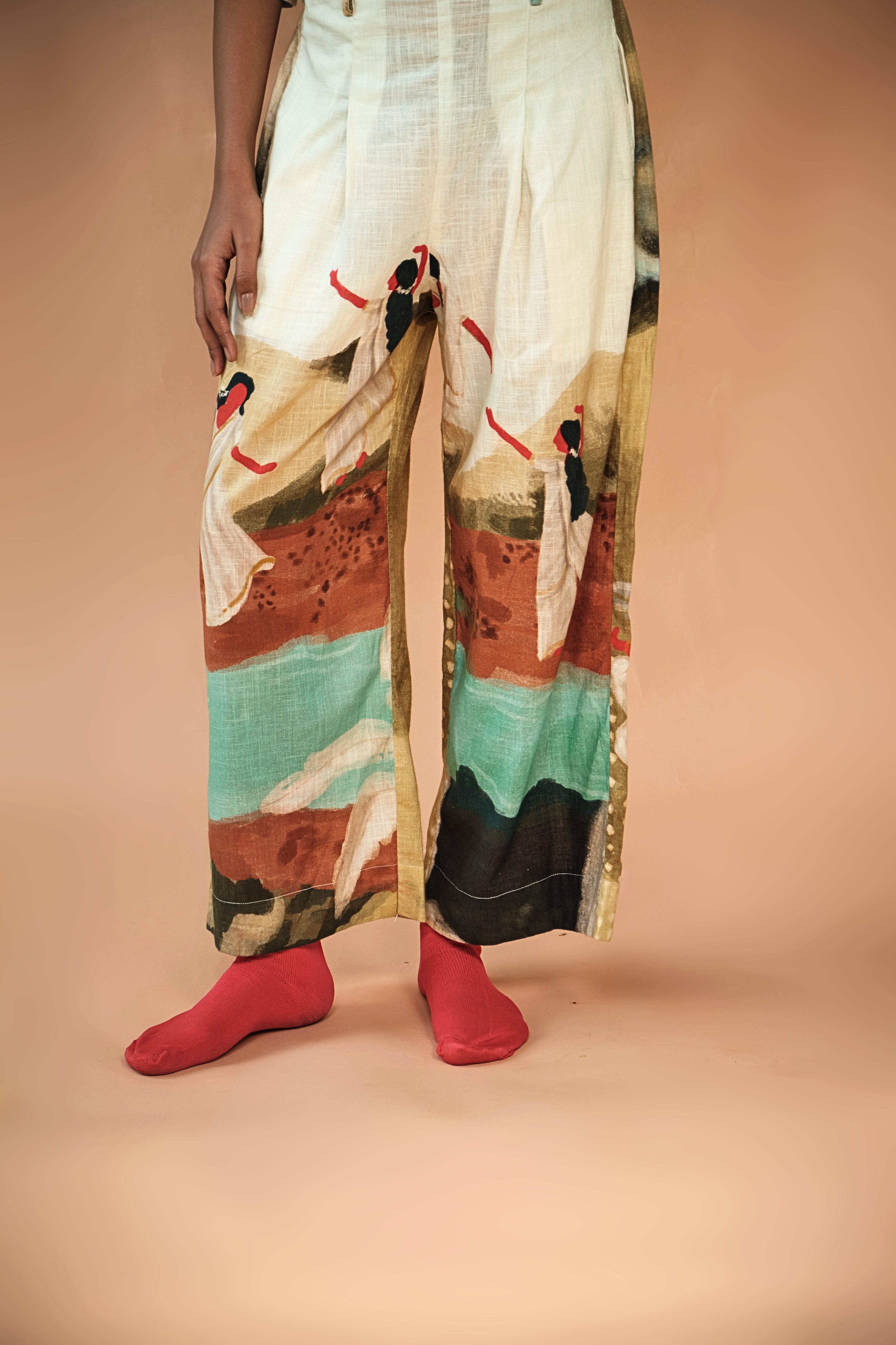 Lila co ord pant only (sandal)