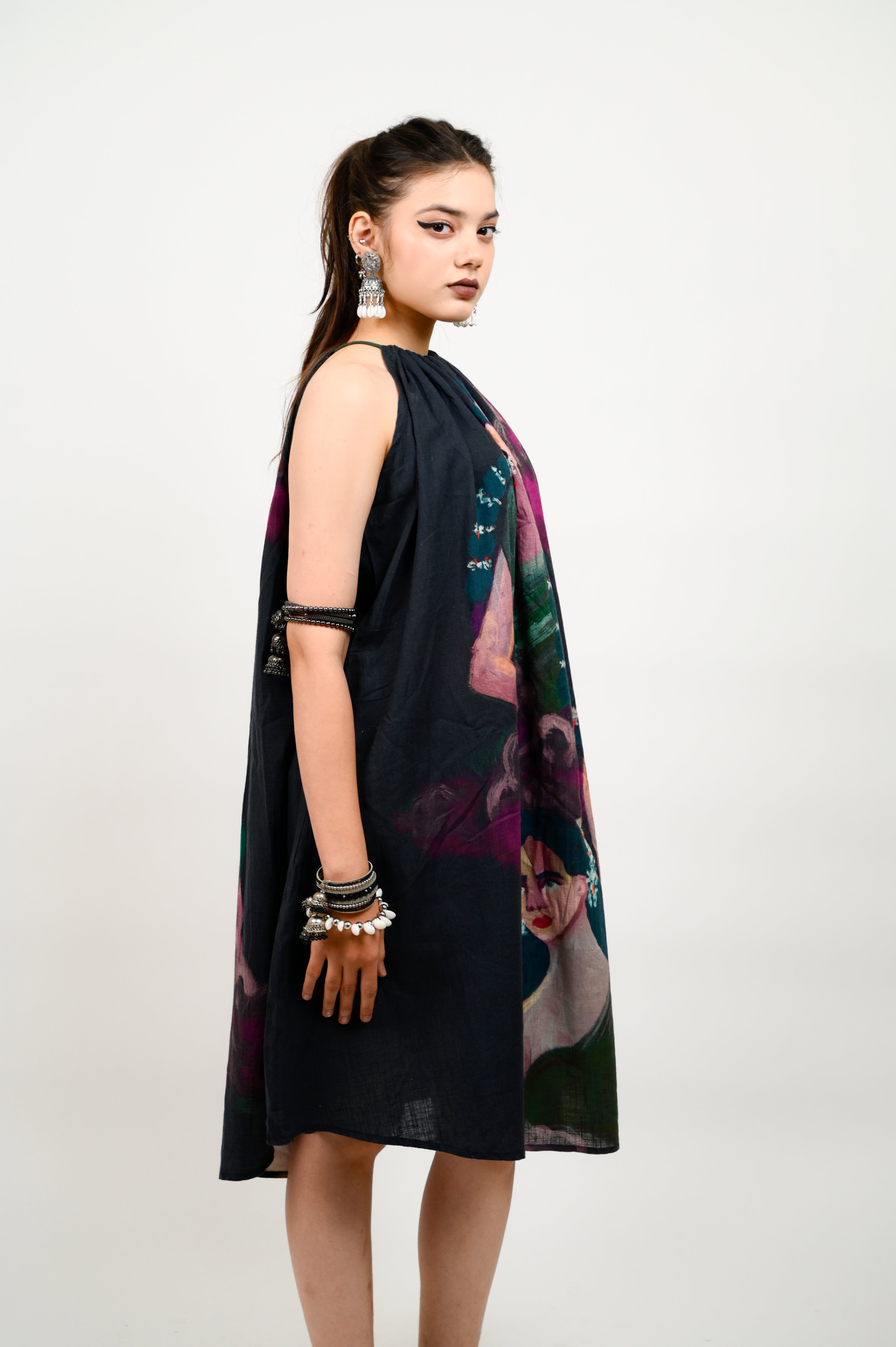 Mulaku halterneck dress (Short)