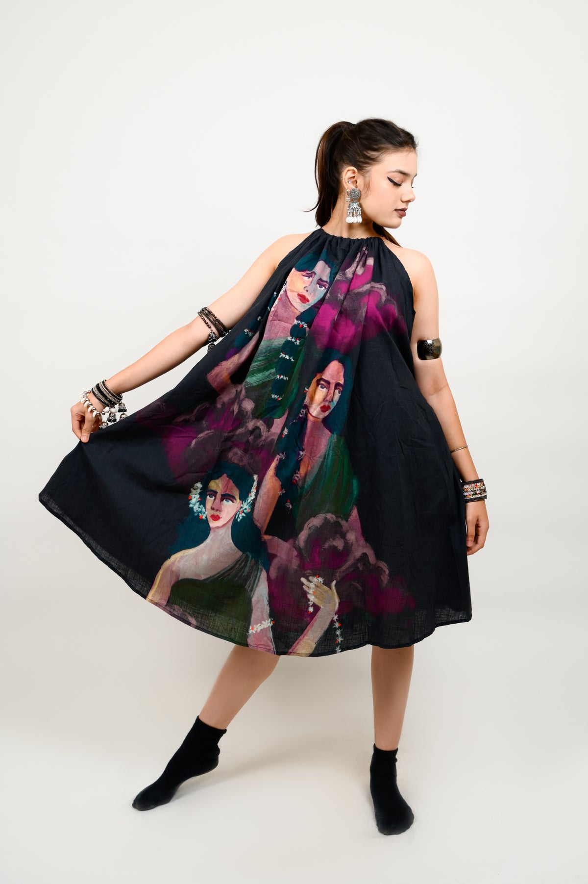 Mulaku halterneck dress (Short)