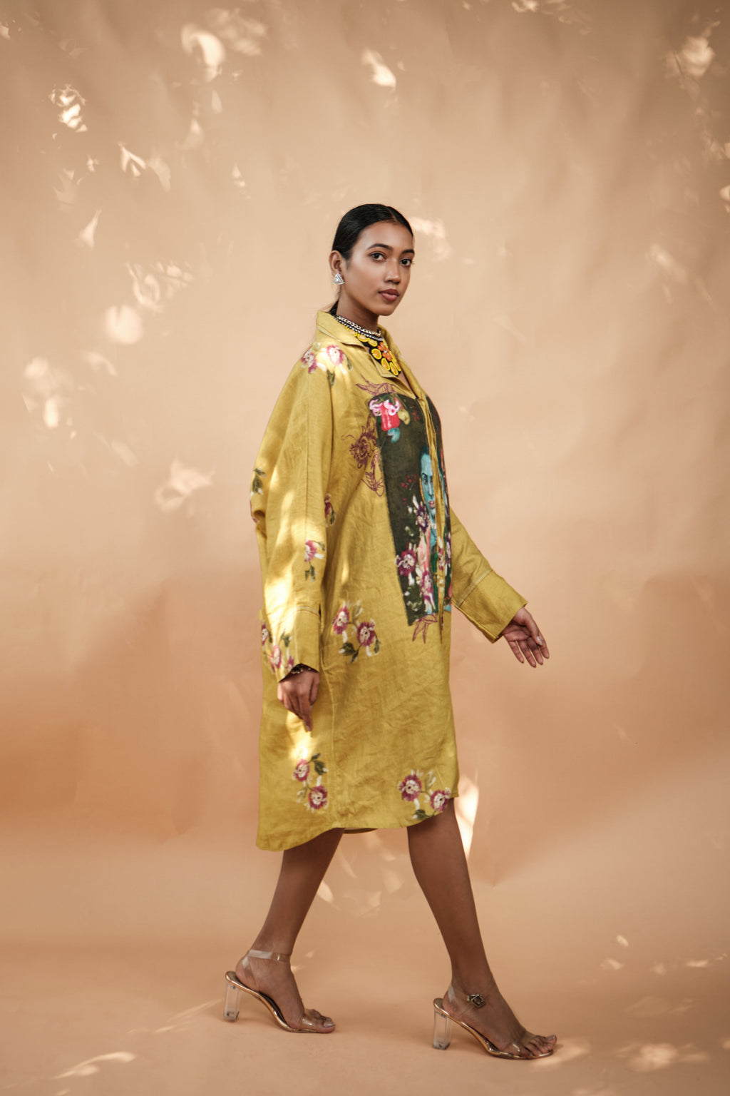 Manjal shirt dress