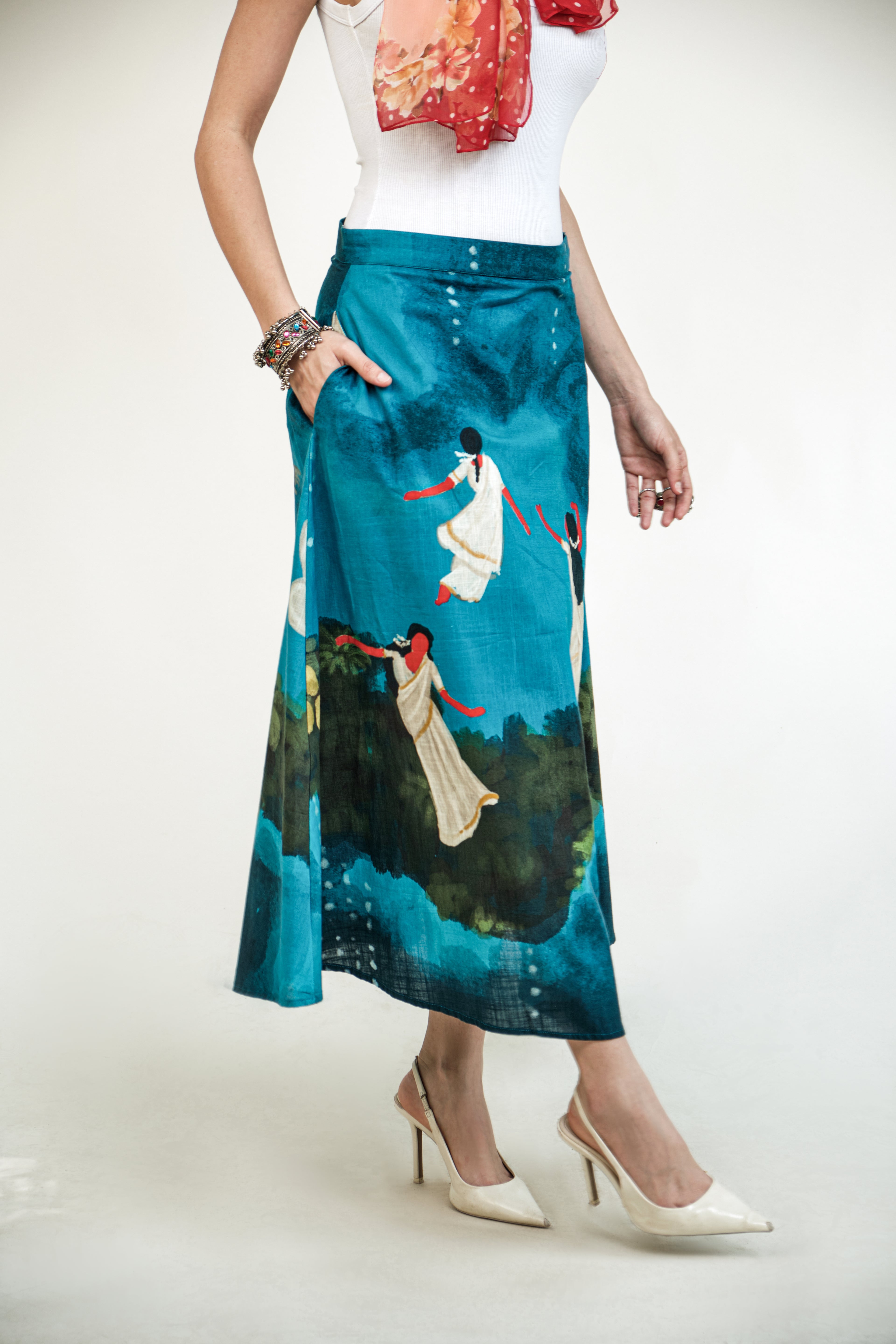 Lila blue skirt
