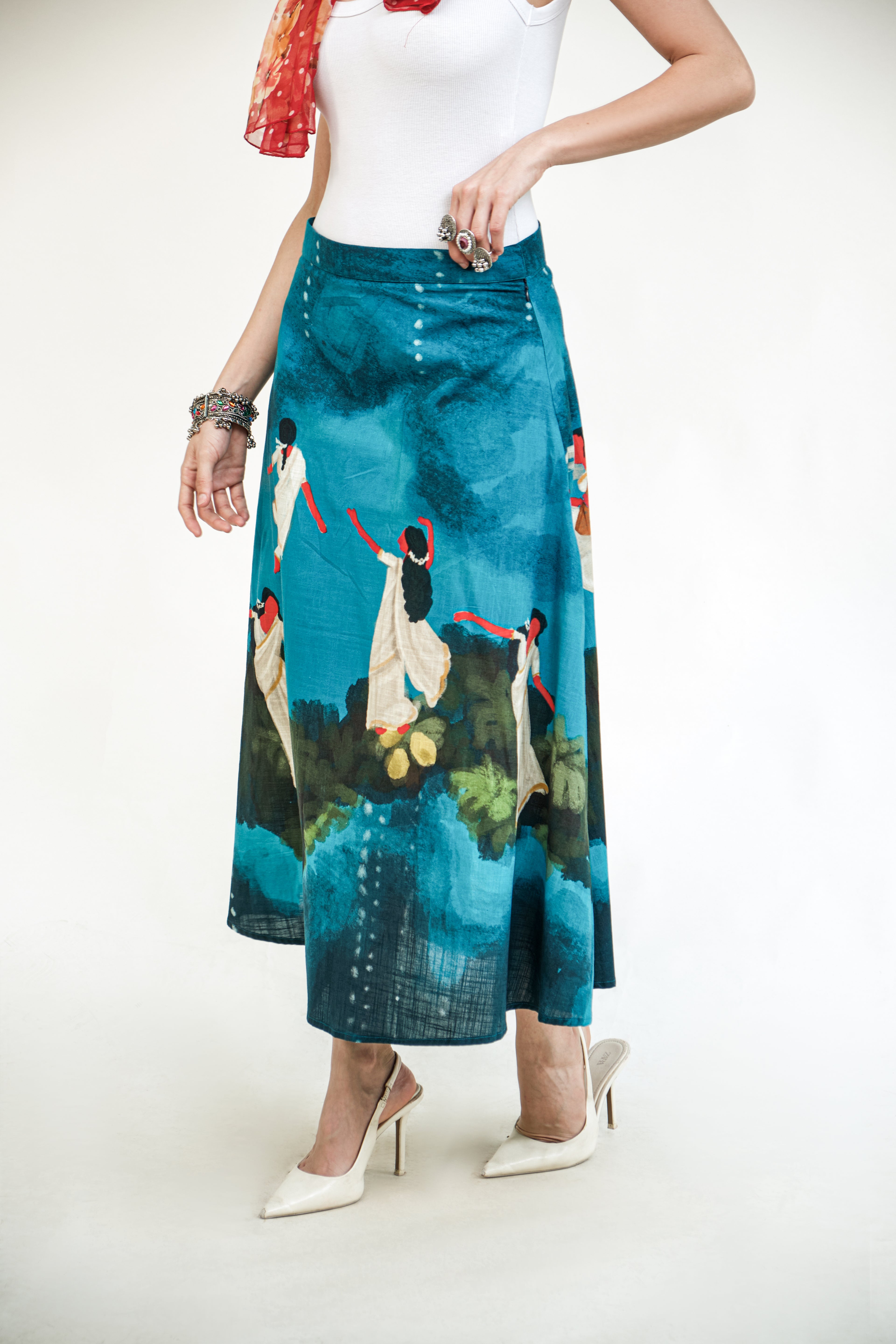 Lila blue skirt