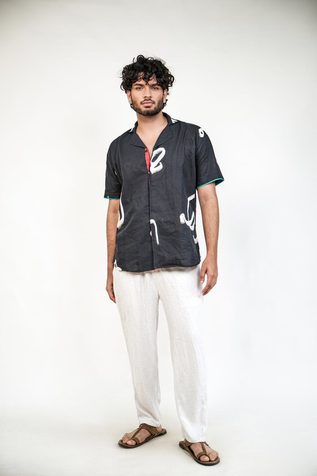 Aksharam half sleeve shirt