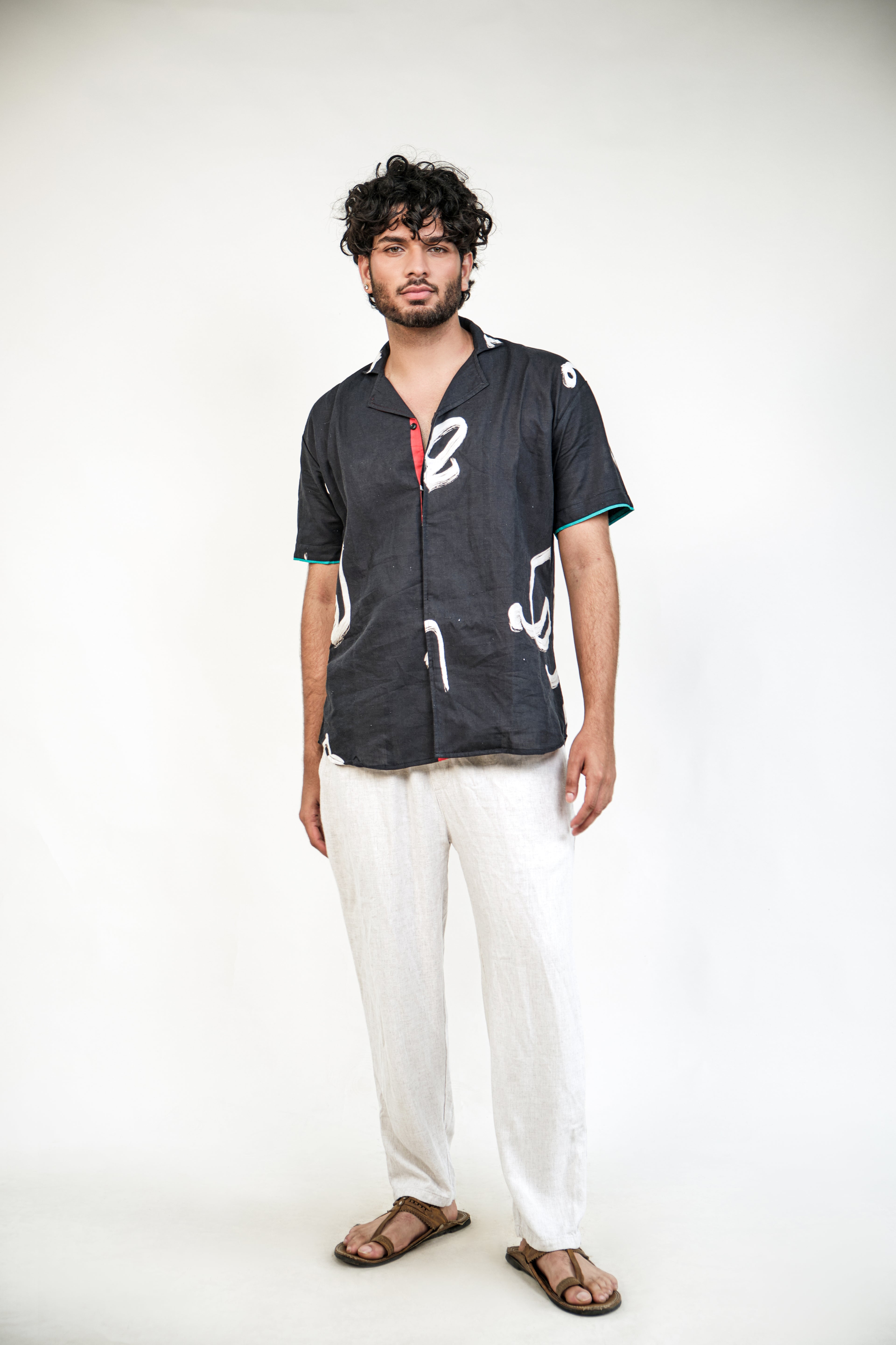 Aksharam half sleeve shirt