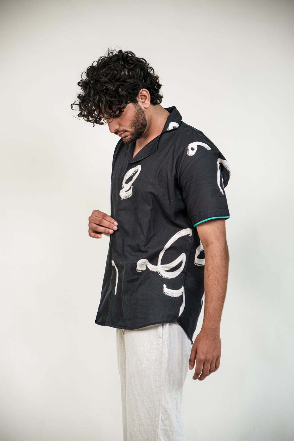 Aksharam half sleeve shirt
