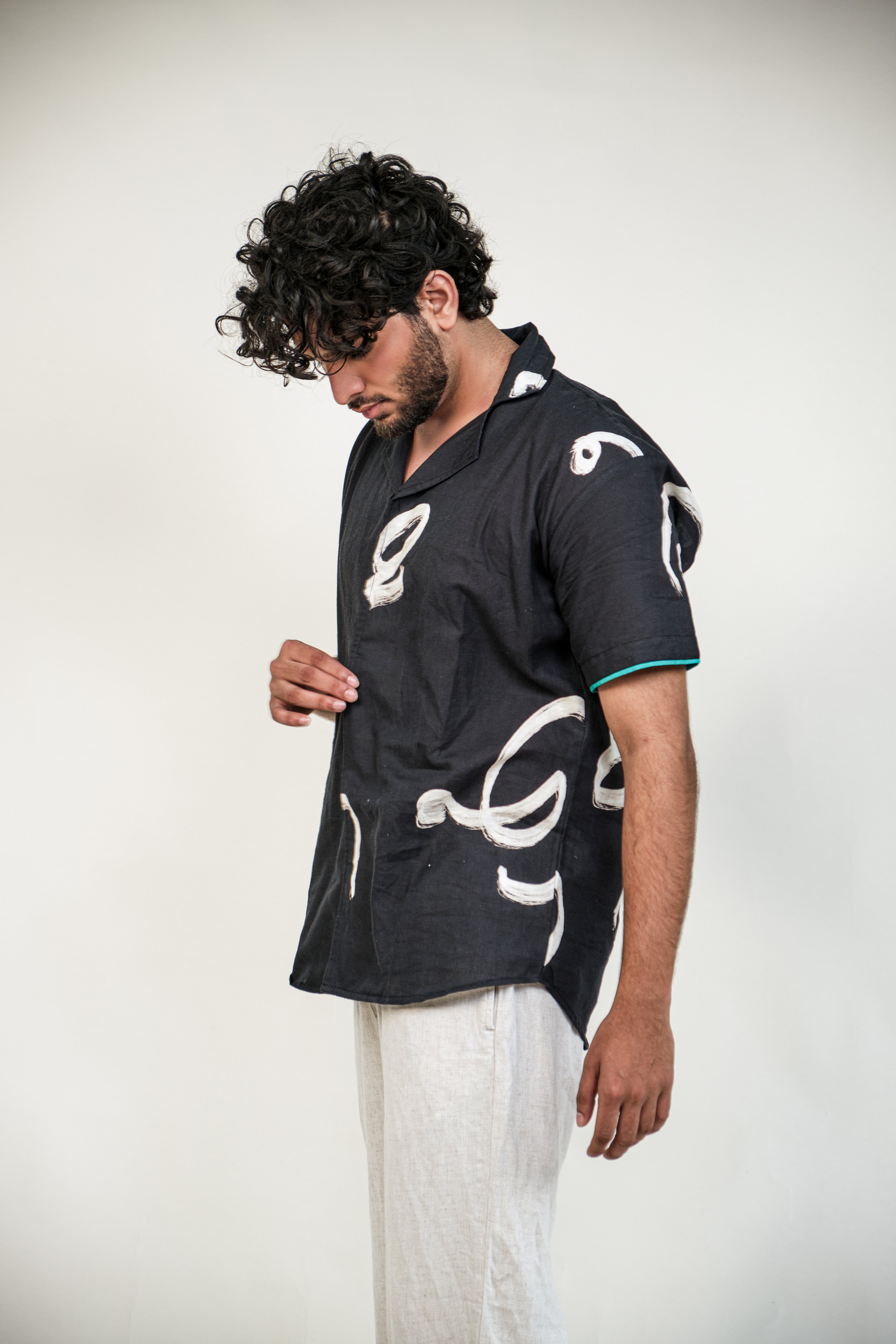 Aksharam half sleeve shirt