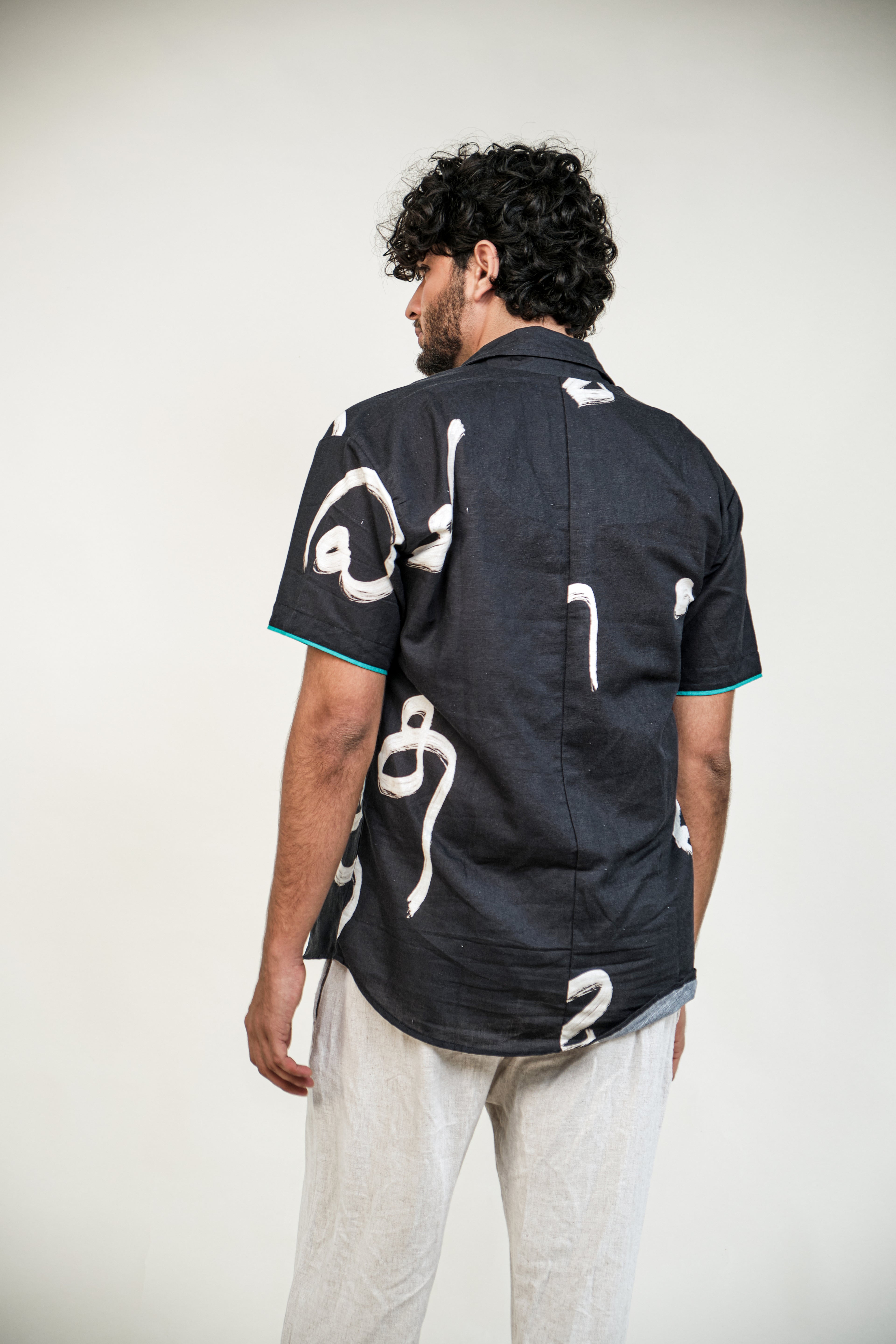 Aksharam half sleeve shirt