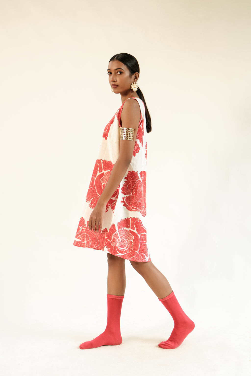 Teak shift dress