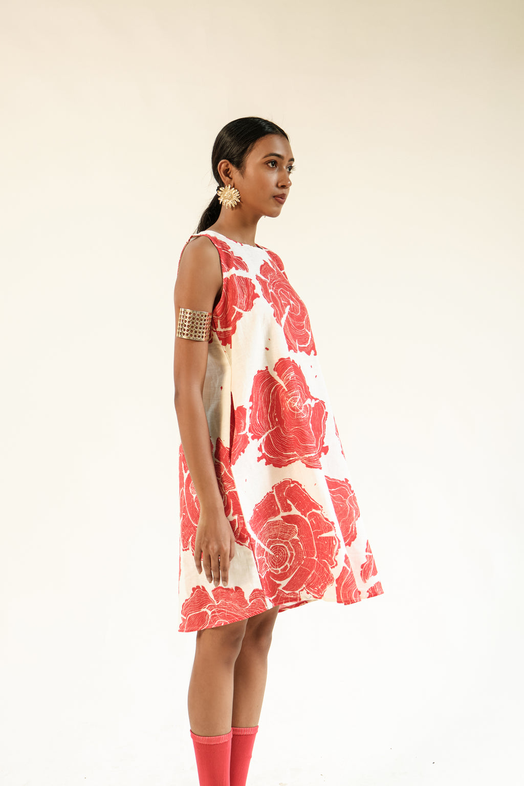 Teak shift dress