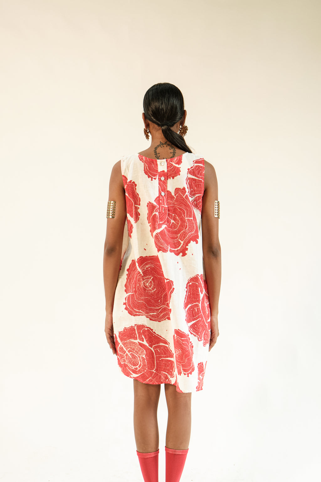 Teak shift dress