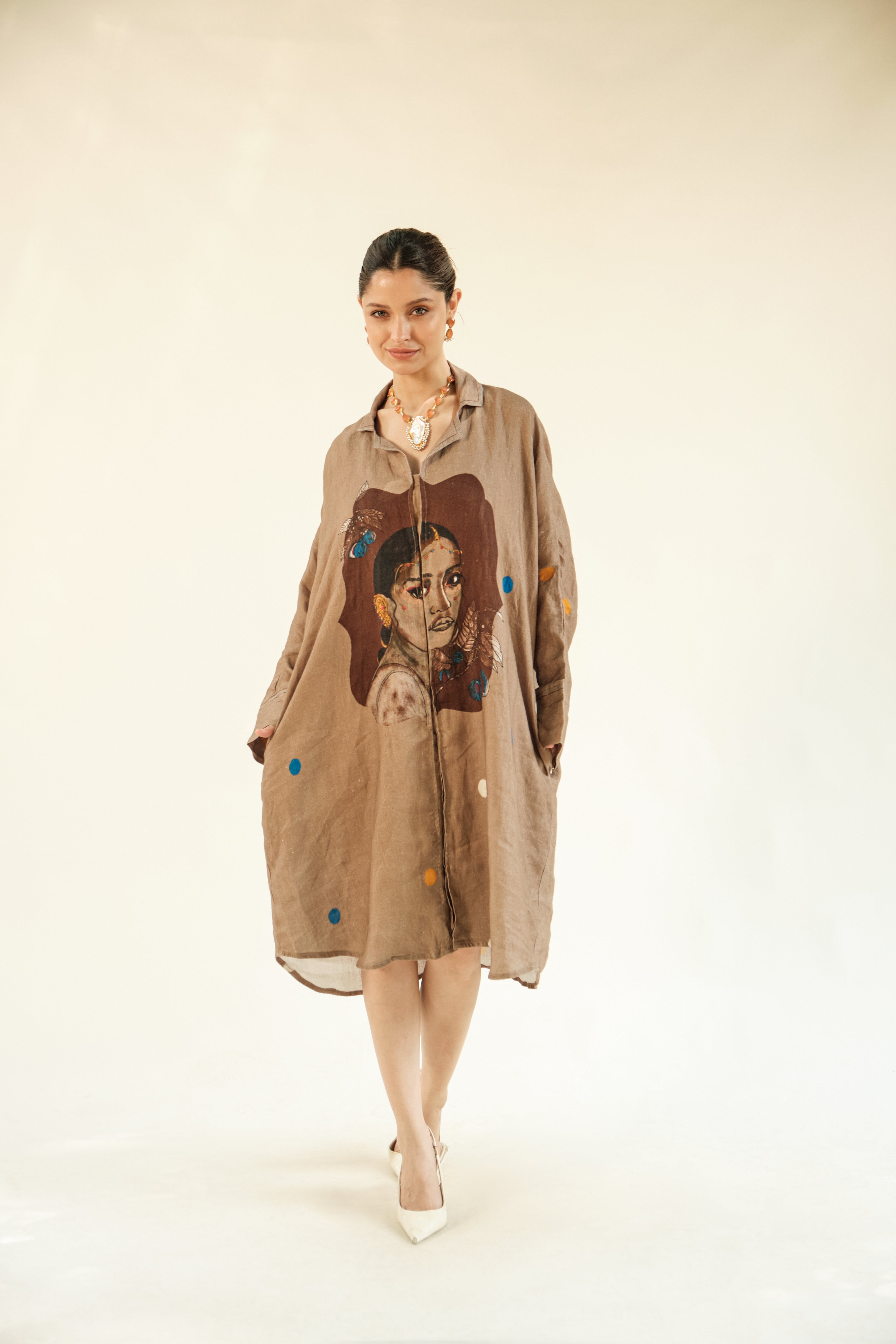 Jaathika shirt dress