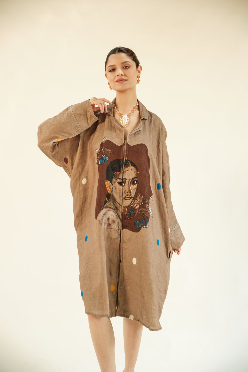 Jaathika shirt dress