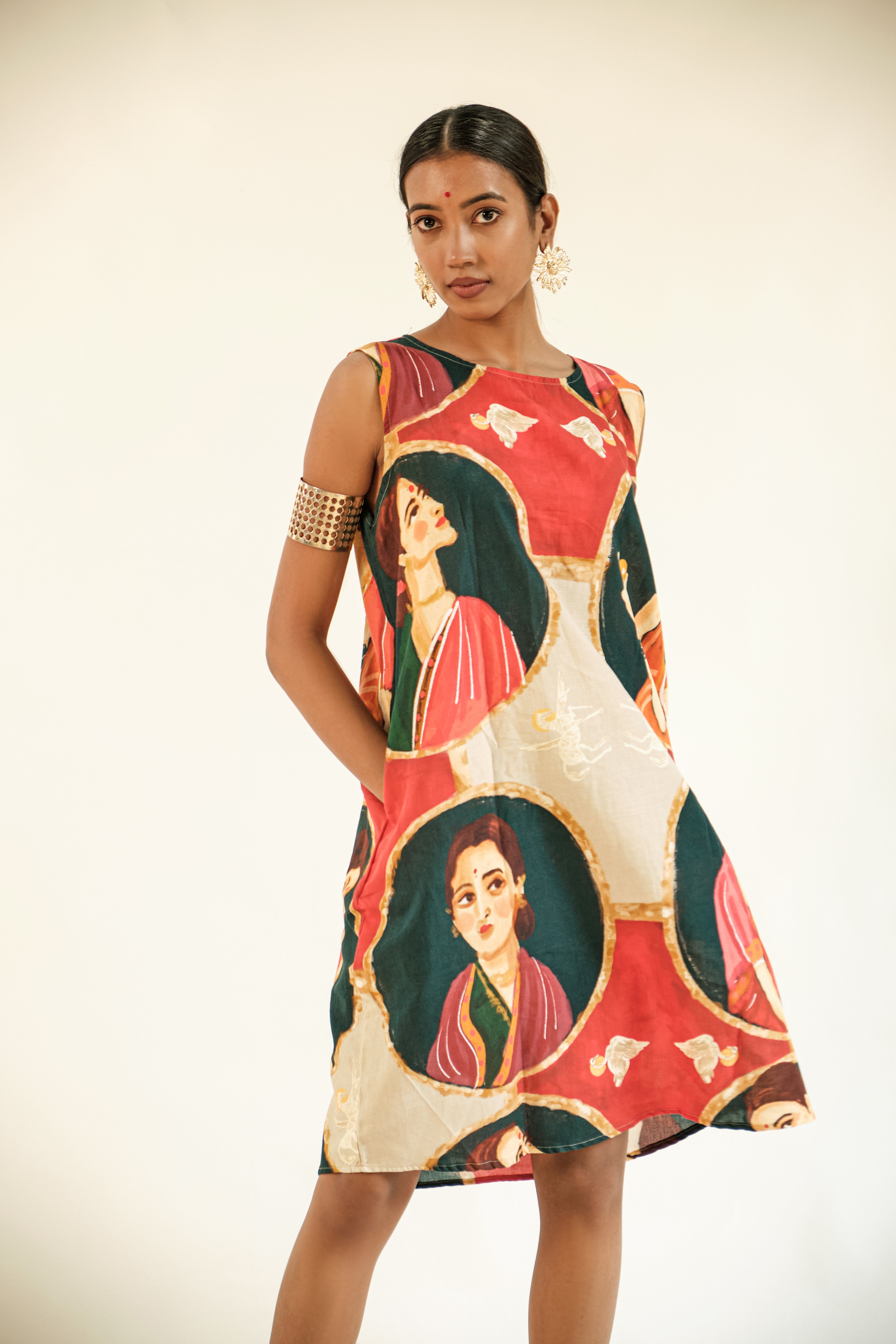 Ghadakam shift dress