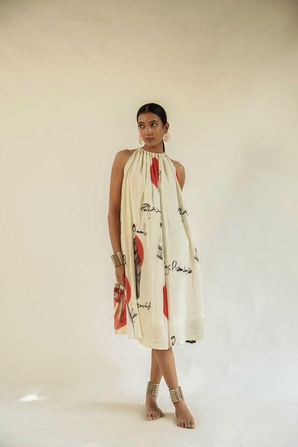 Stree pleated dress