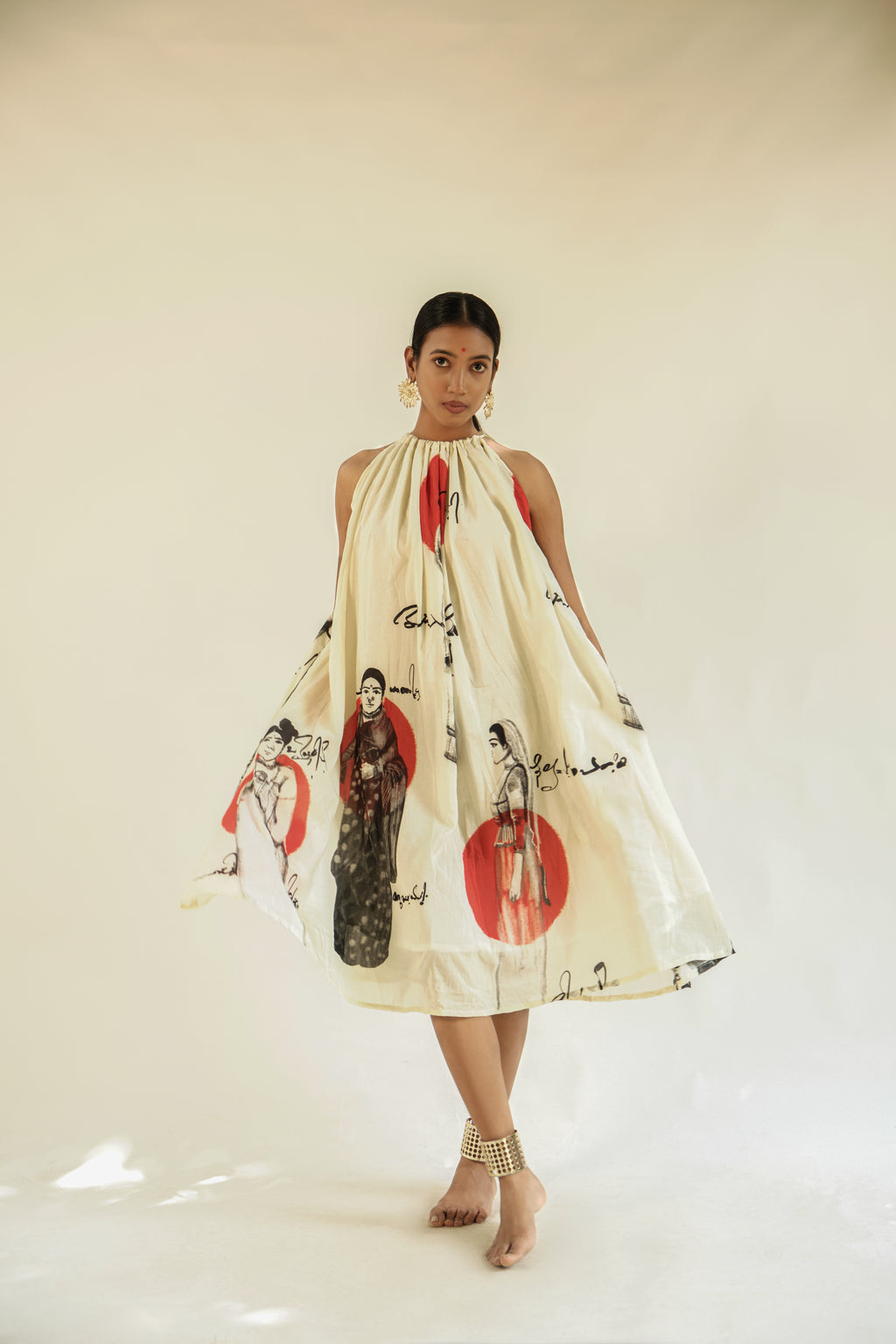 Stree pleated dress