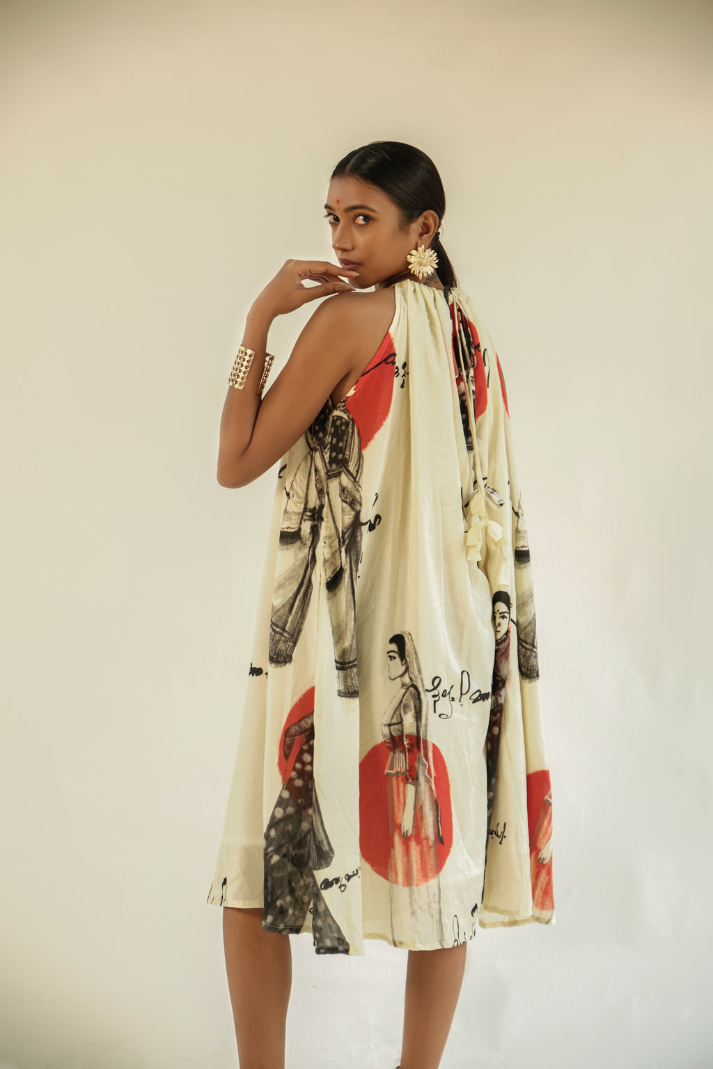 Stree pleated dress