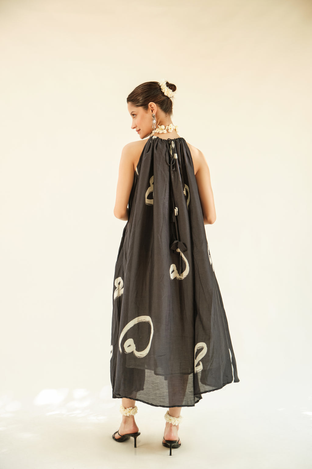 Aksharam halterneck dress