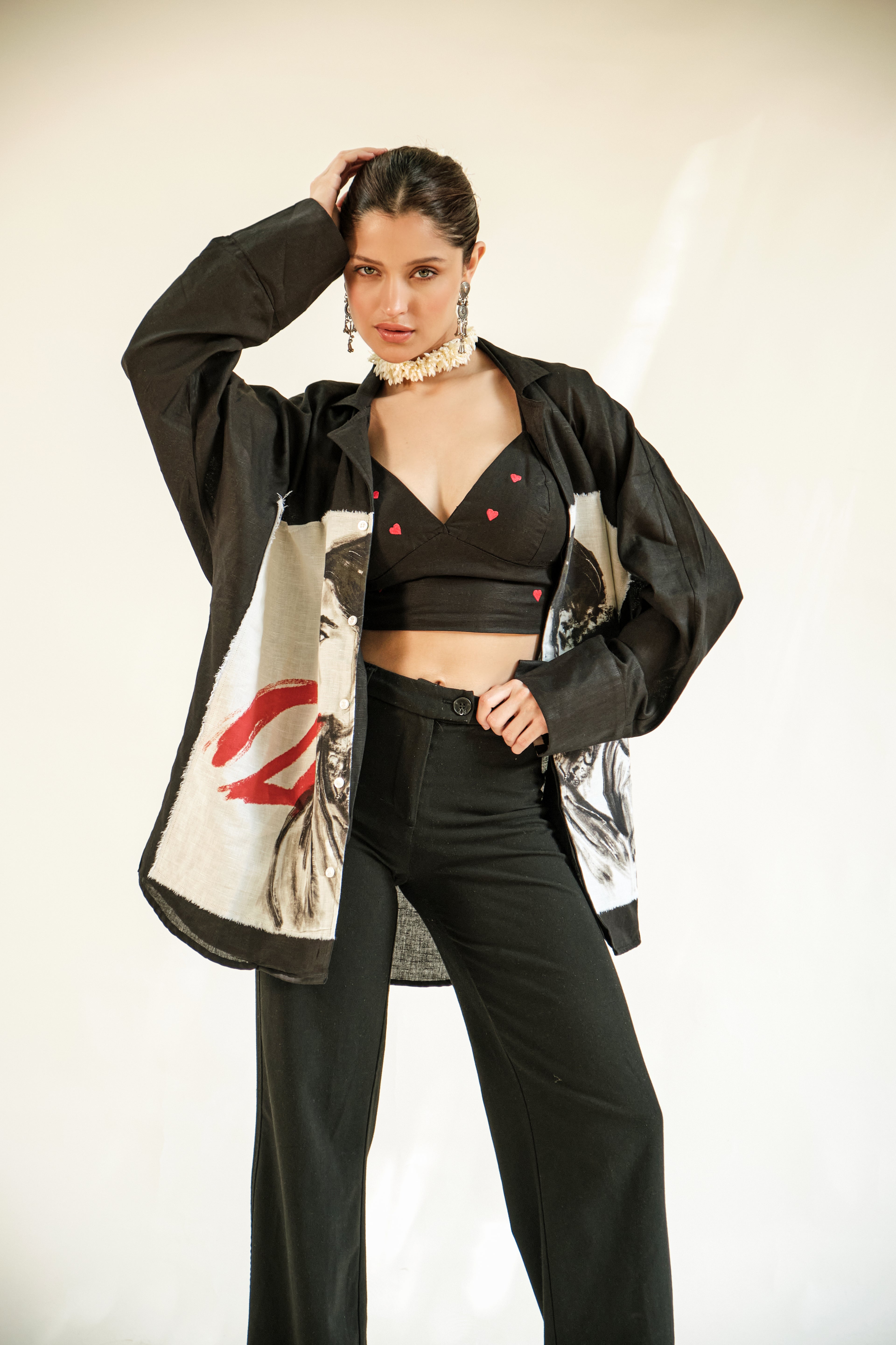 Vara black with bralette