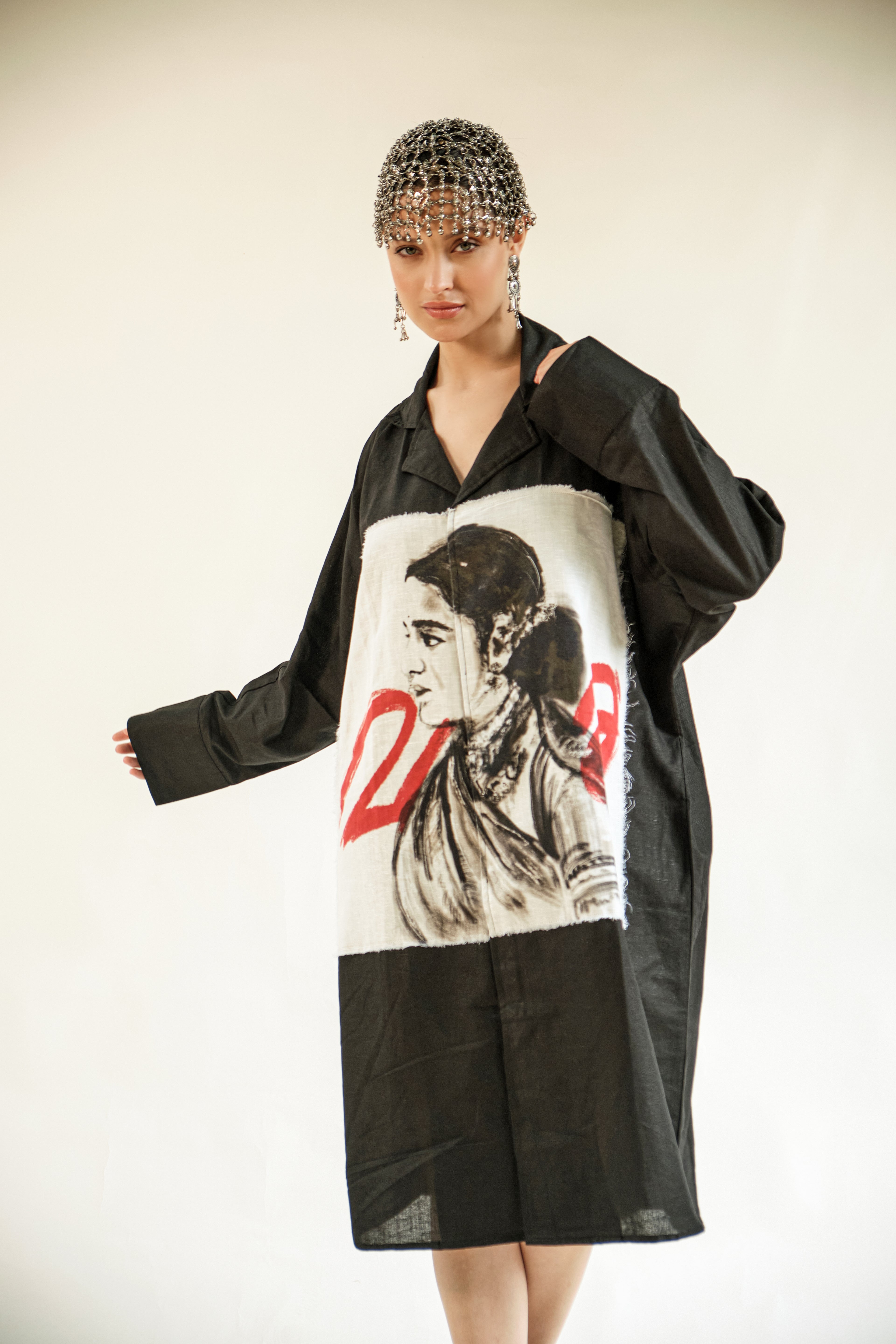 Vara black long shirt