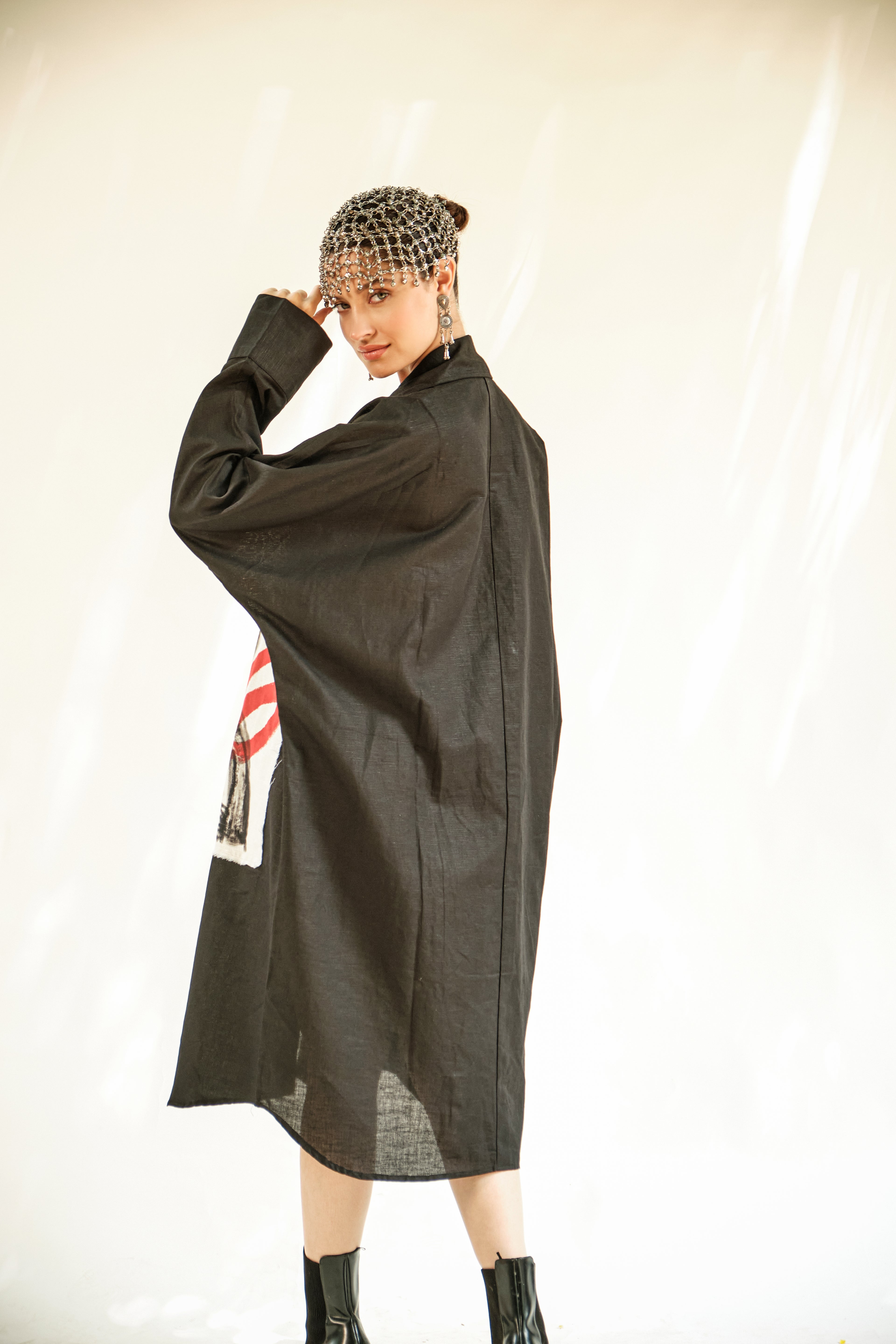 Vara black long shirt