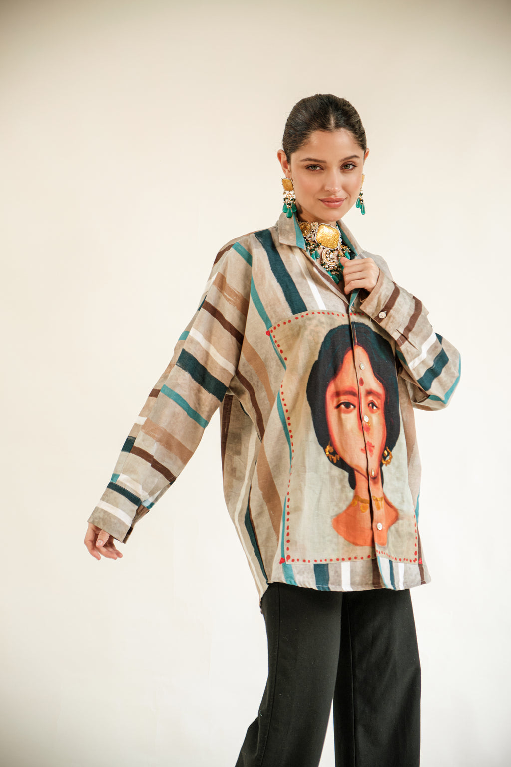 Rani shirt with bralette