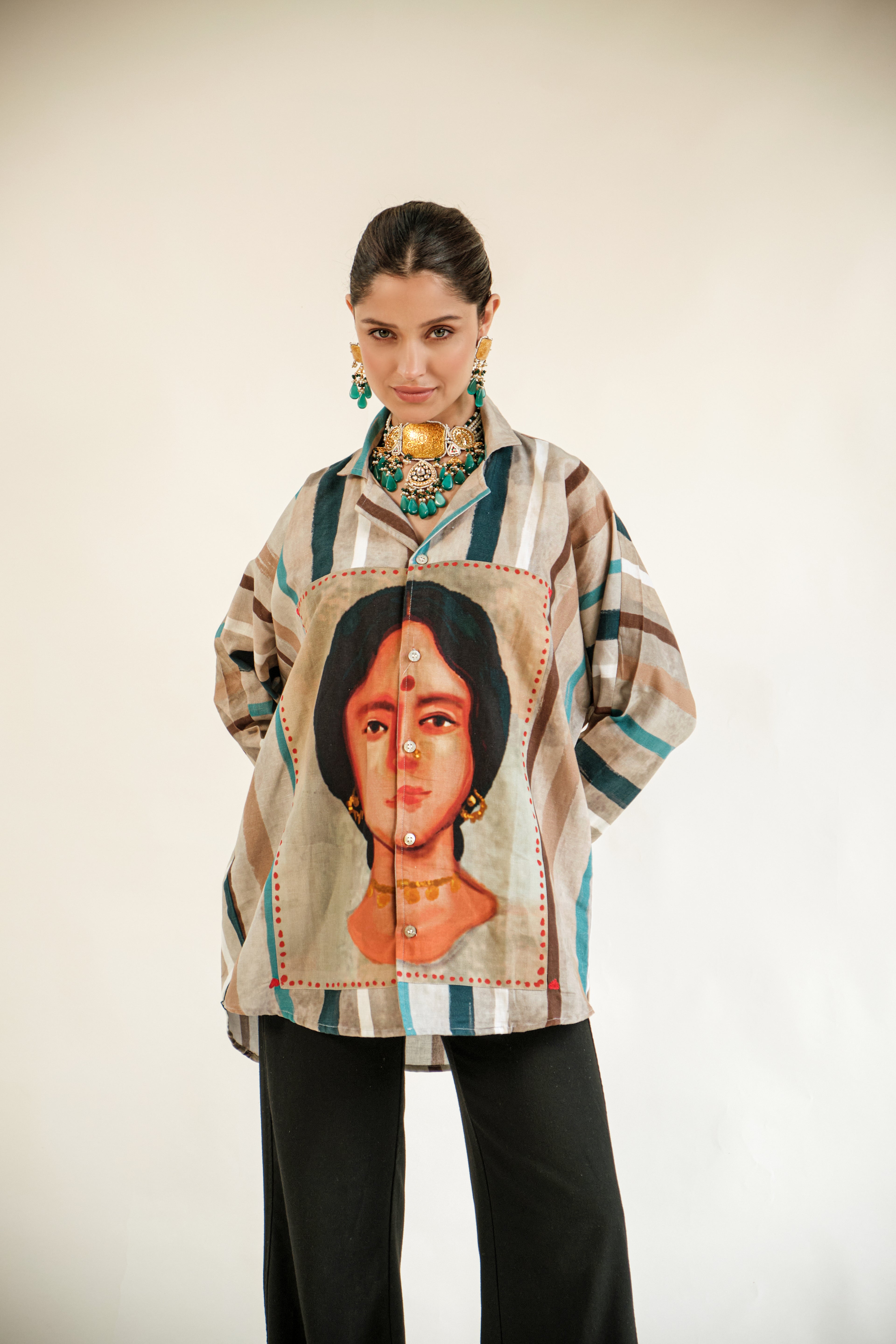 Rani shirt with bralette