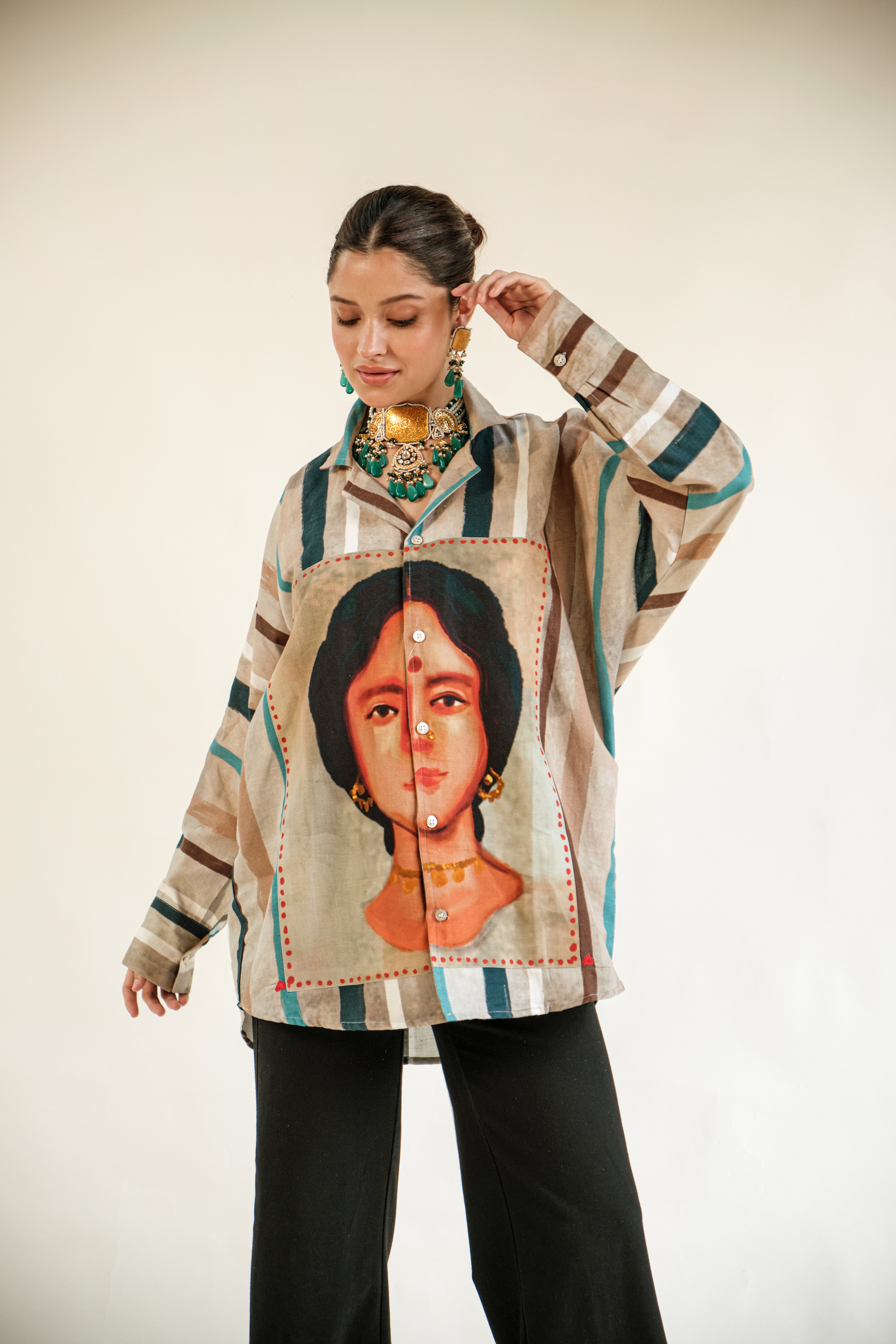 Rani shirt with bralette