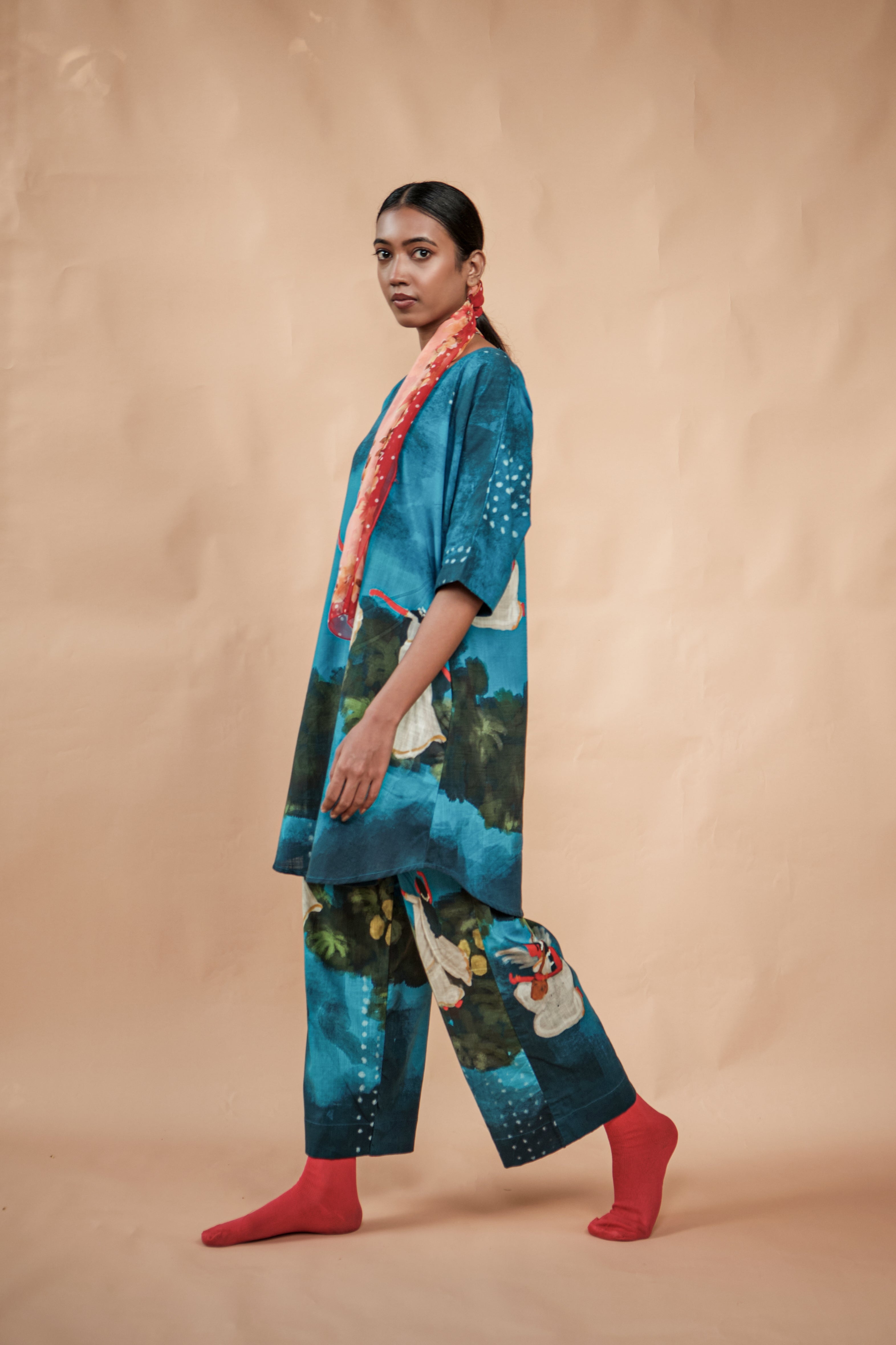 Lila co-ord set blue