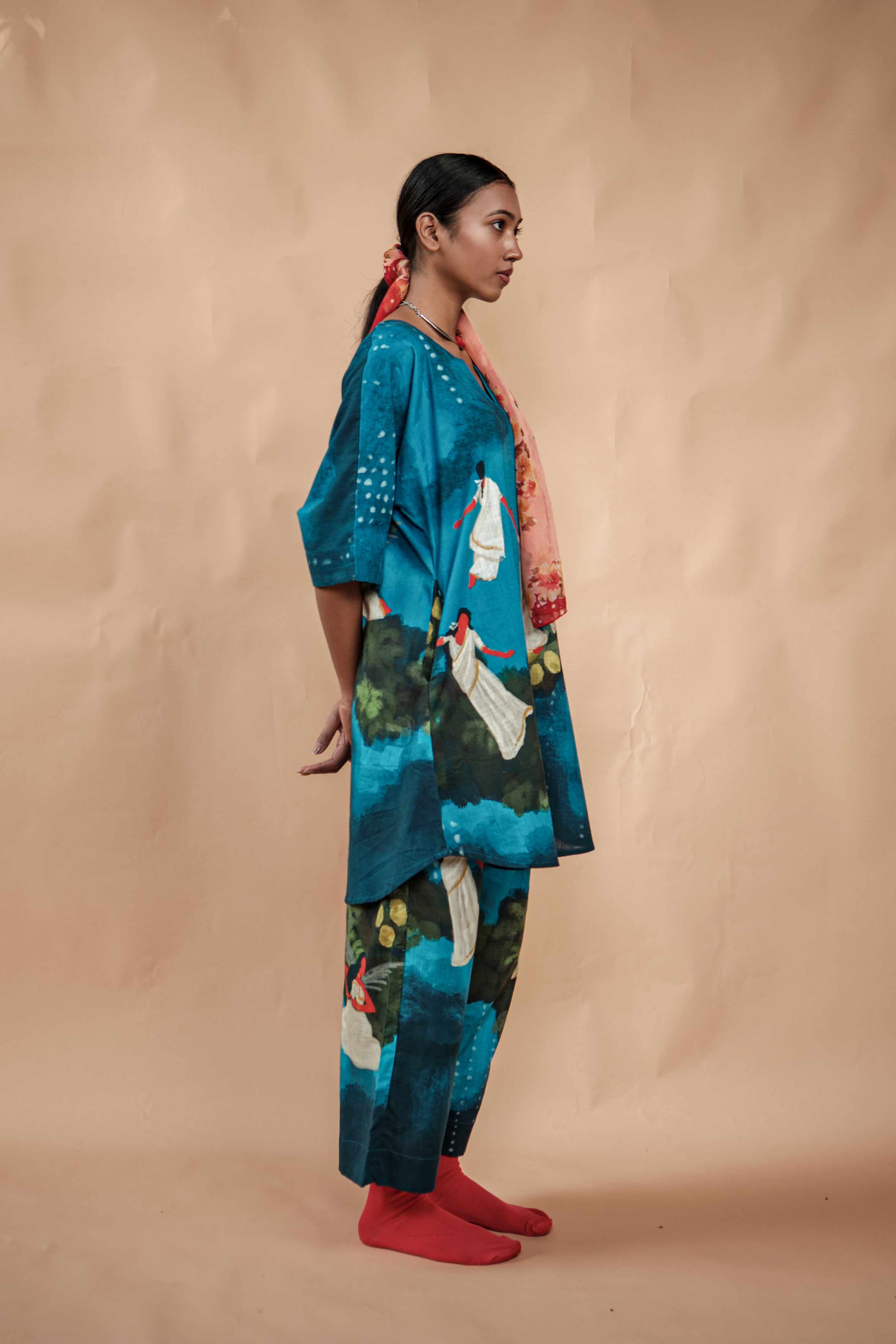 Lila co-ord set blue