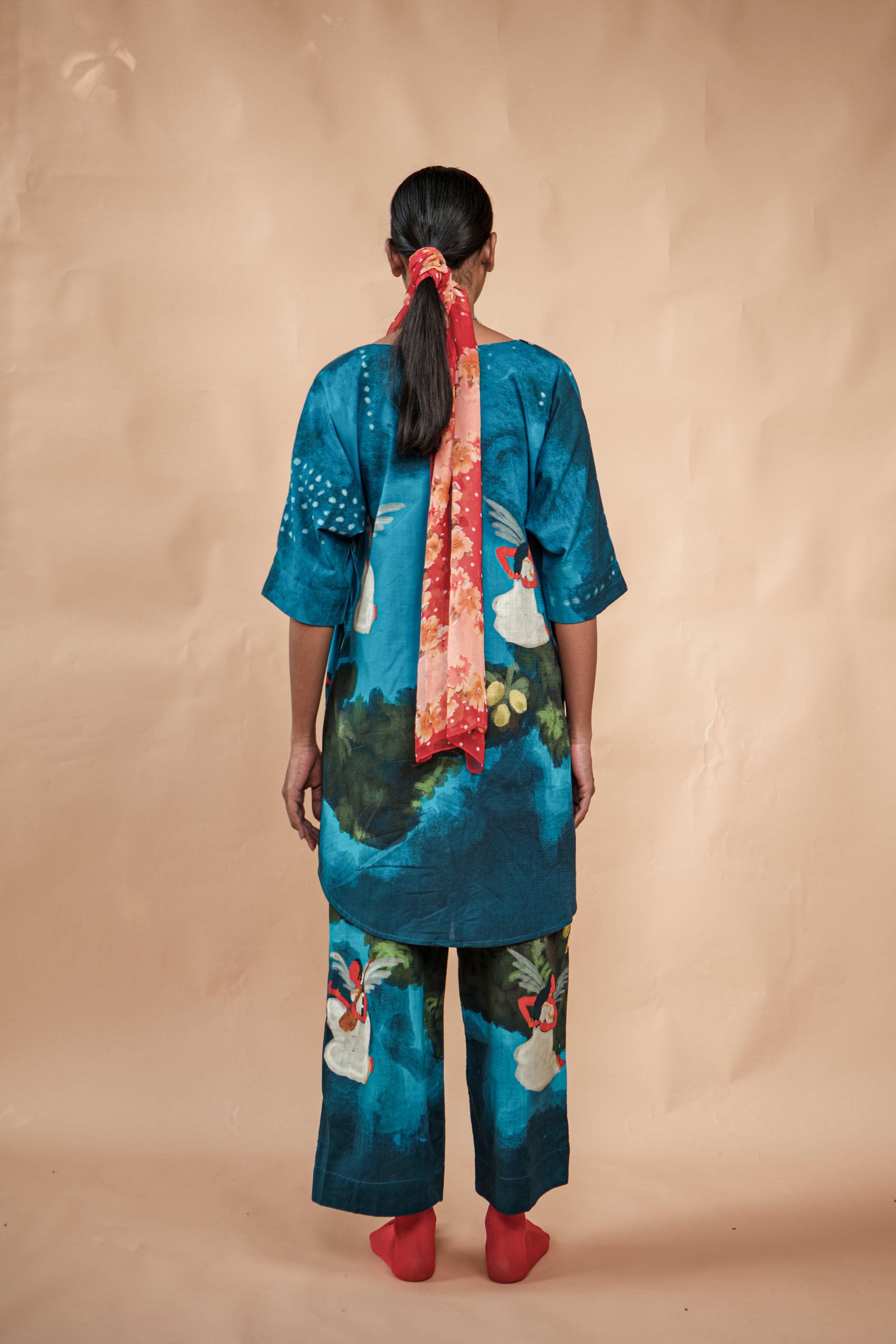 Lila co-ord set blue