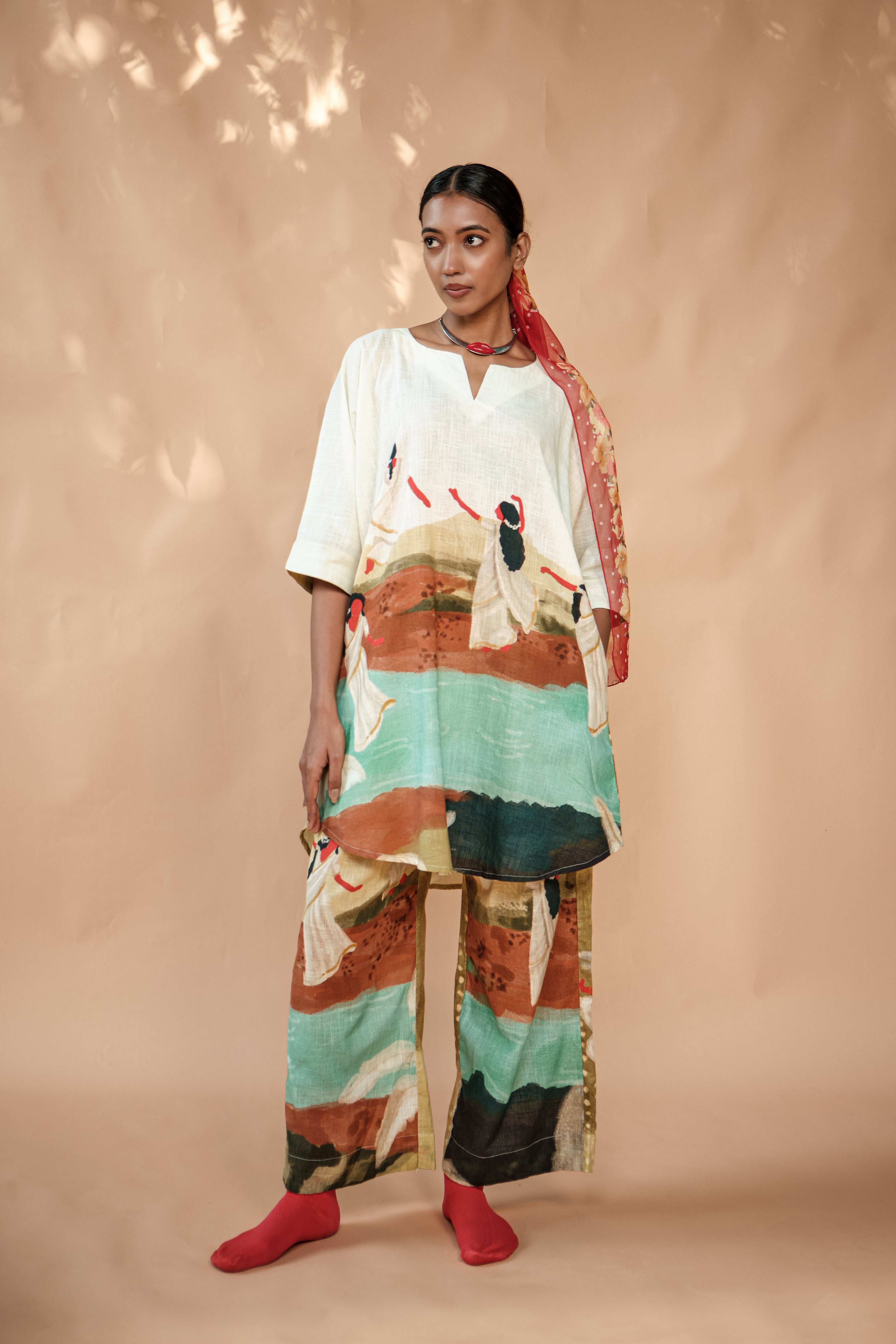 Lila co ord set - sandal