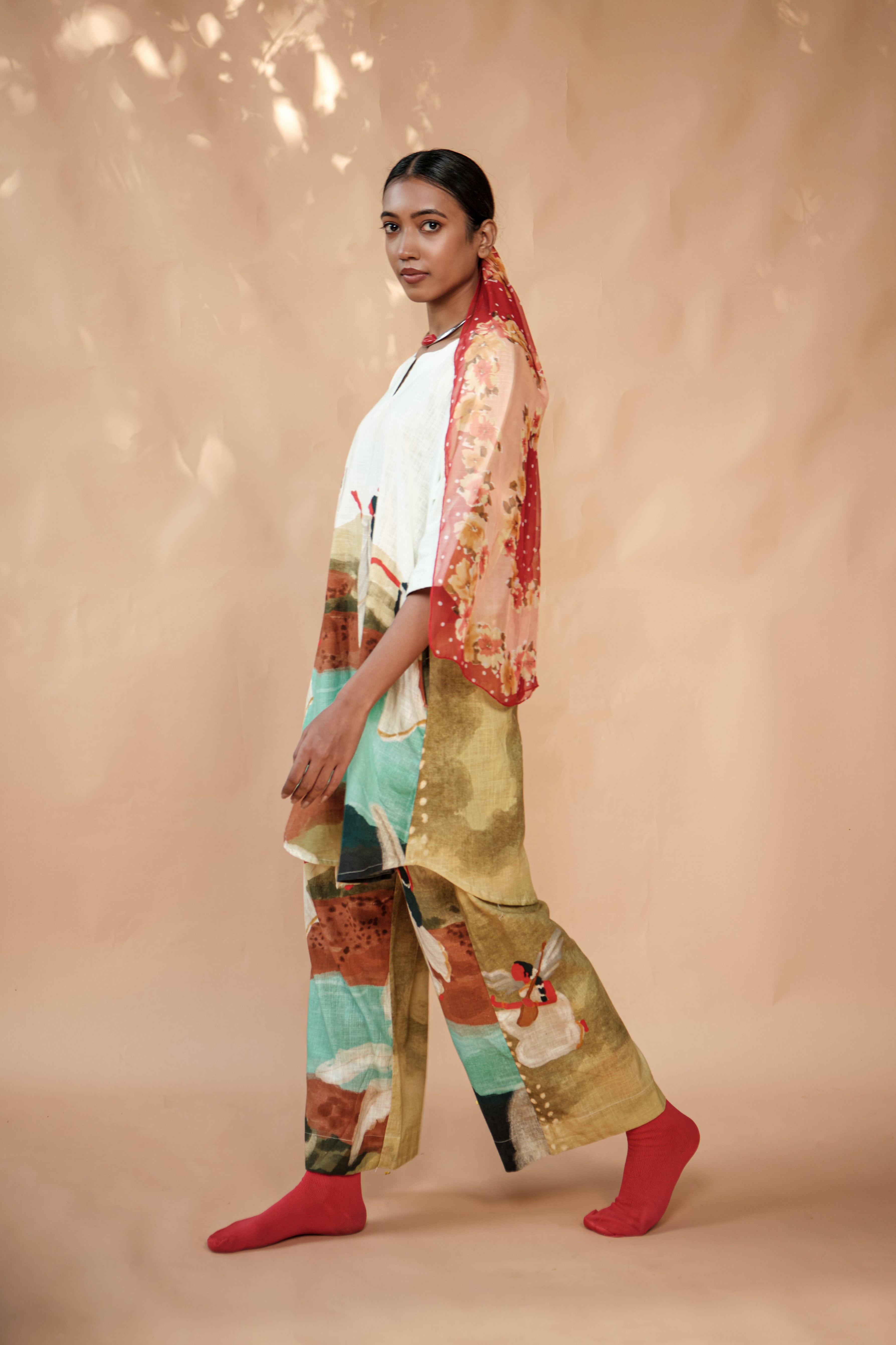 Lila co ord set - sandal