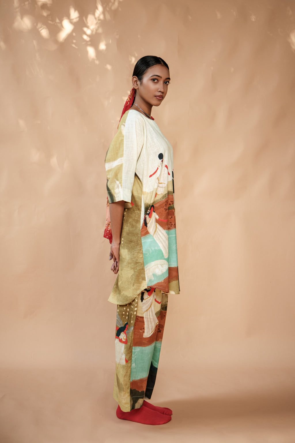 Lila co ord set - sandal