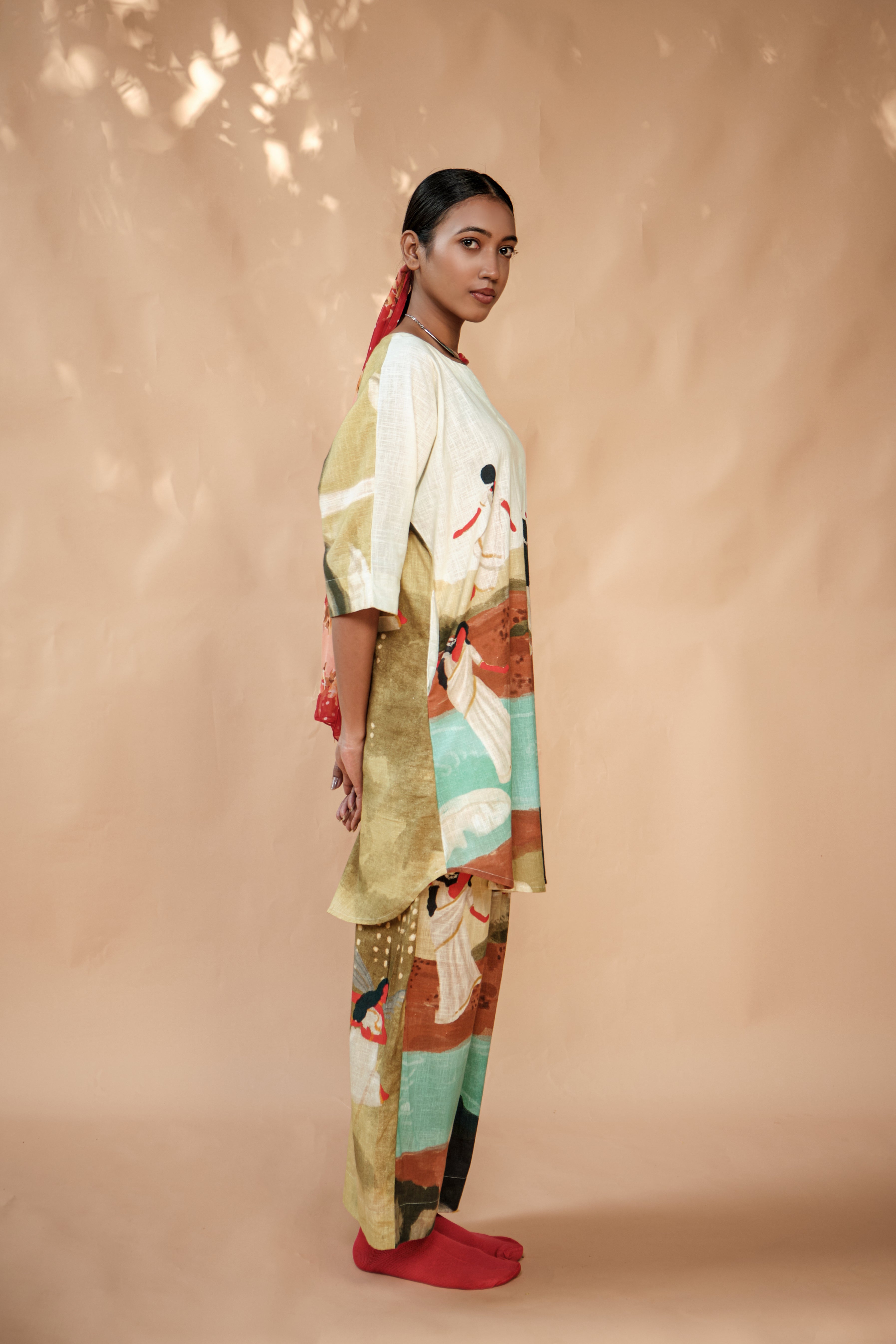 Lila co ord set - sandal