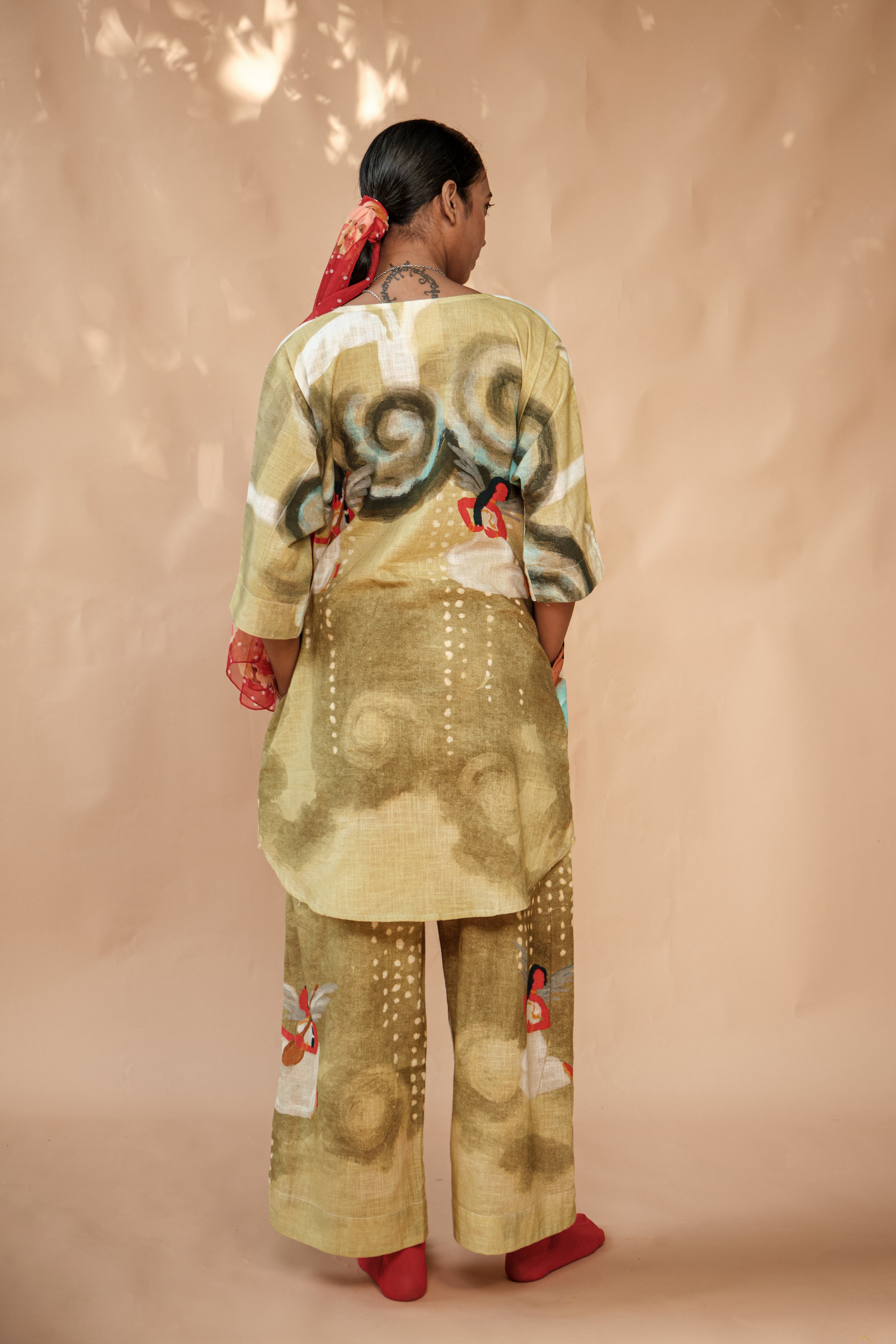 Lila co ord set - sandal