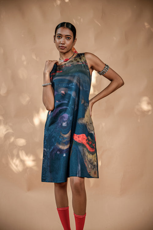 Aattam shift dress