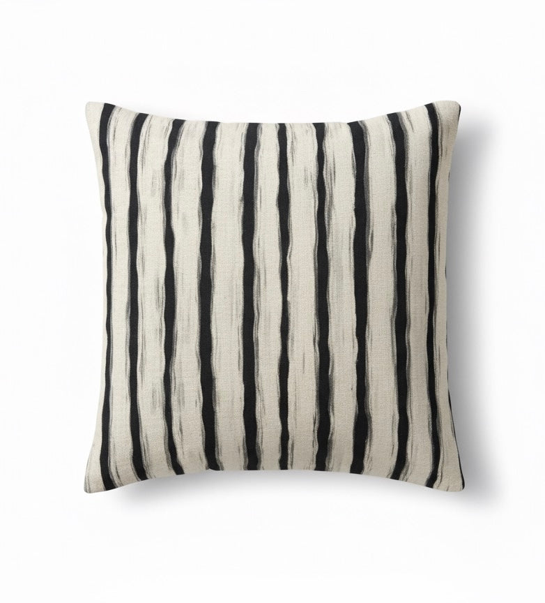 Kadhali cushion cover in black