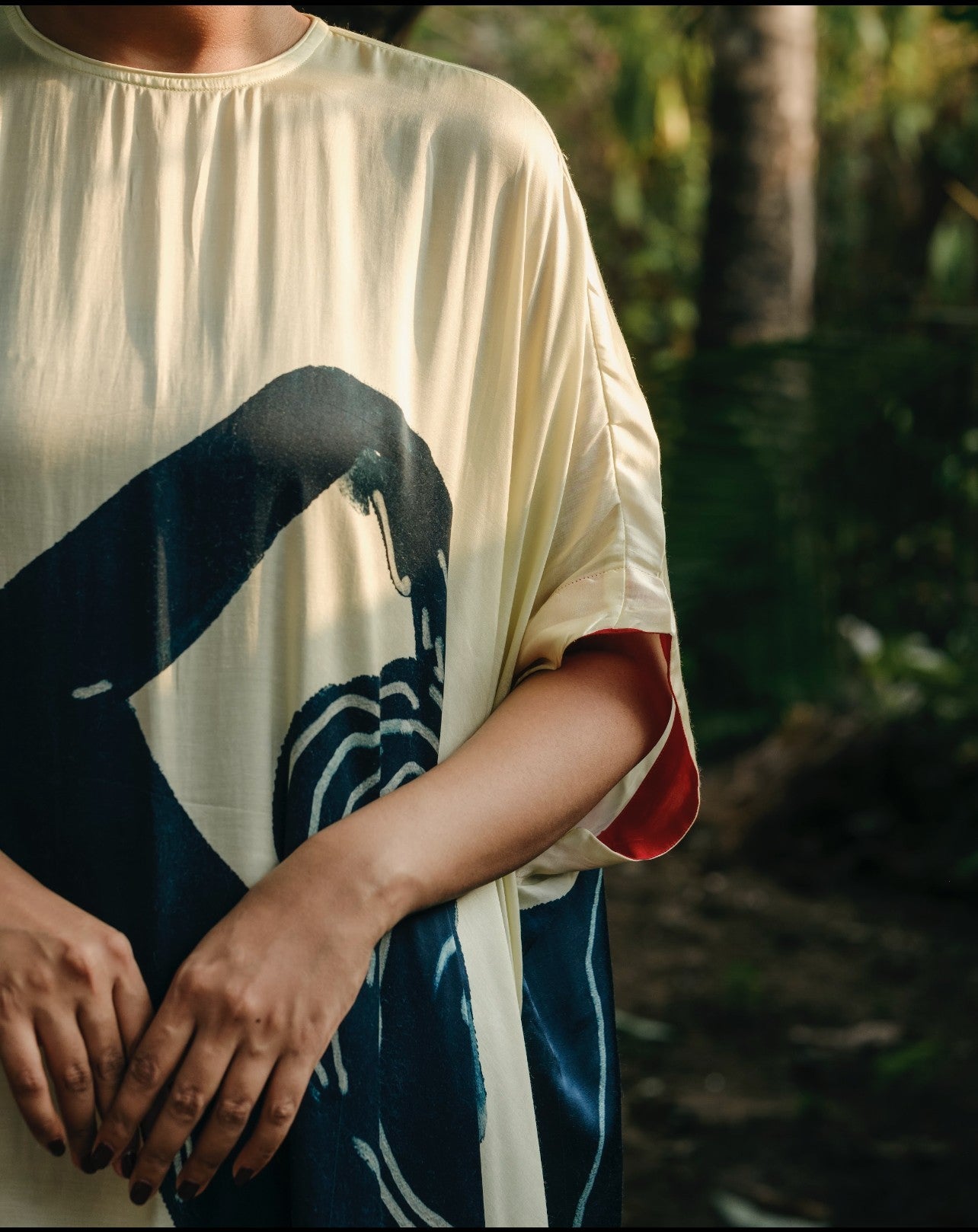 Moham maxi dress with sleeves