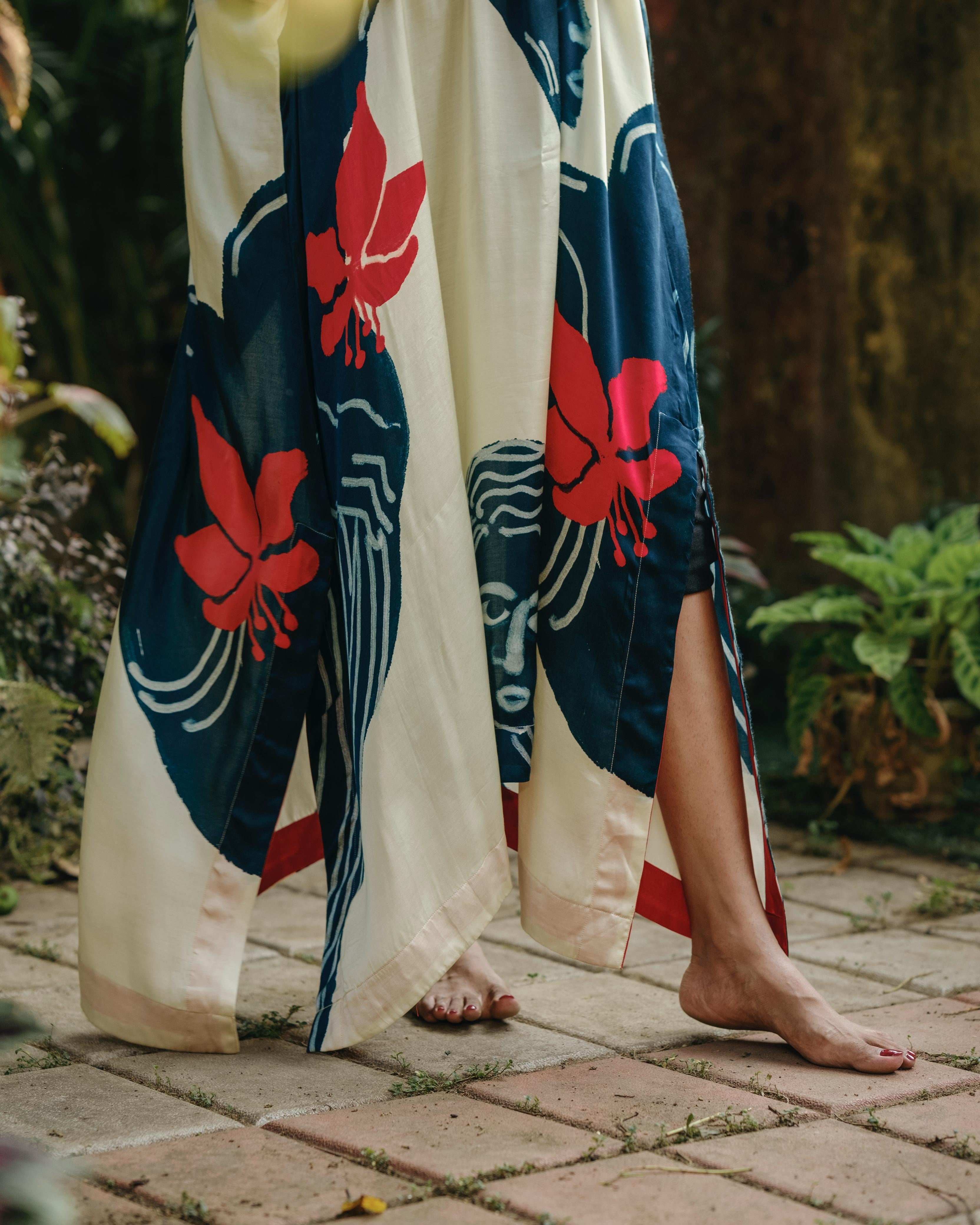 Moham maxi dress with sleeves