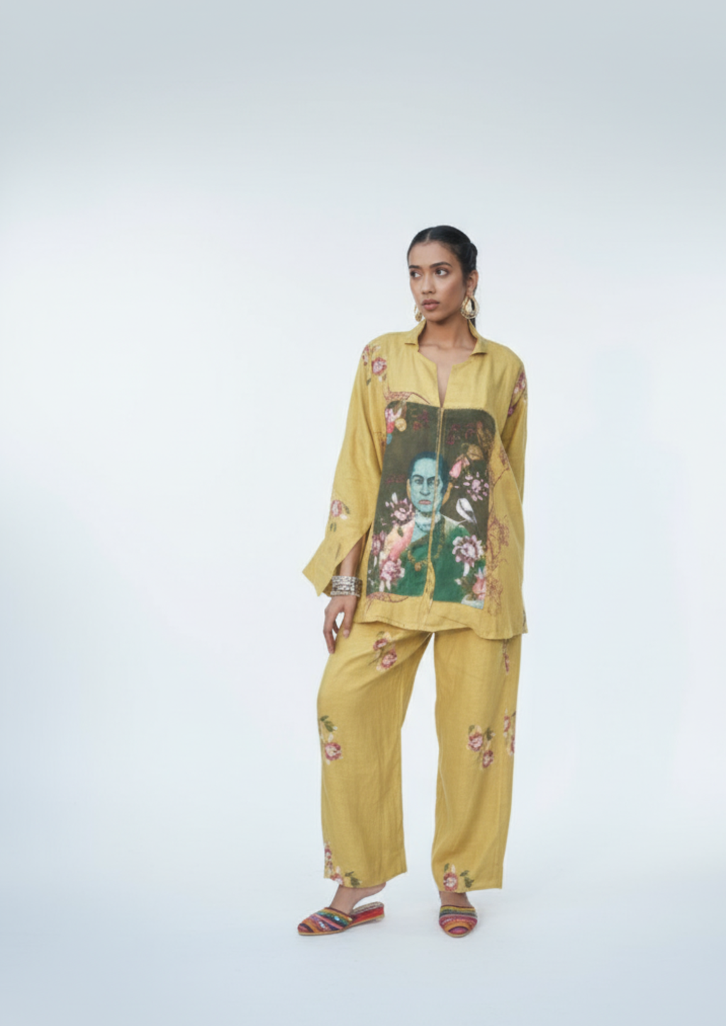 Manjal shirt & pant set