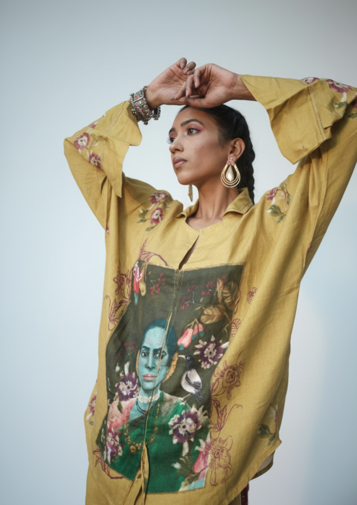 Manjal shirt & pant set